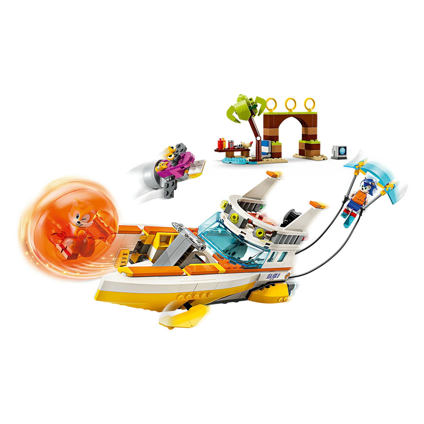 LEGO sonic 76997 tails' avonturenboot