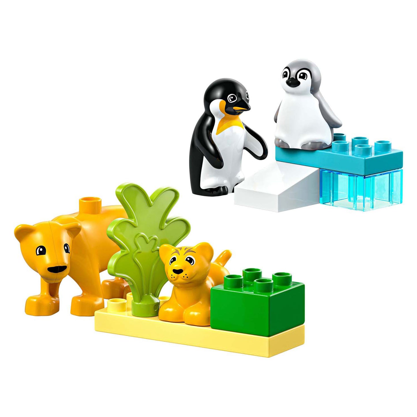 LEGO duplo town 10442 families van wilde dieren: pinguïns en leeuwen