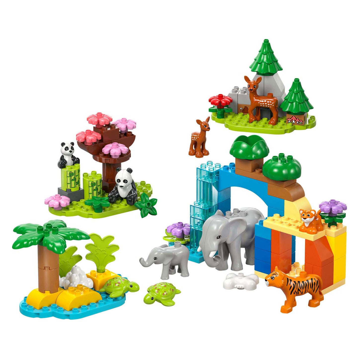 LEGO duplo town 10446 3-in-1 families van wilde dieren