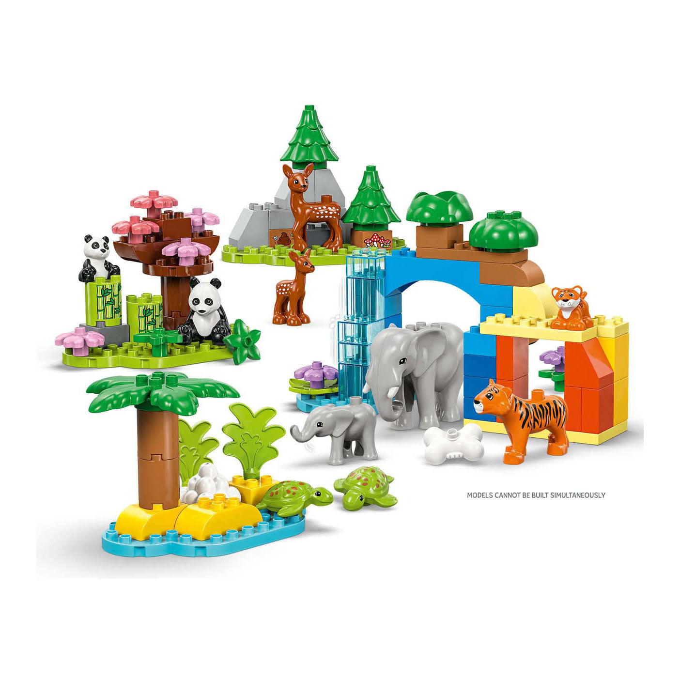LEGO duplo town 10446 3-in-1 families van wilde dieren