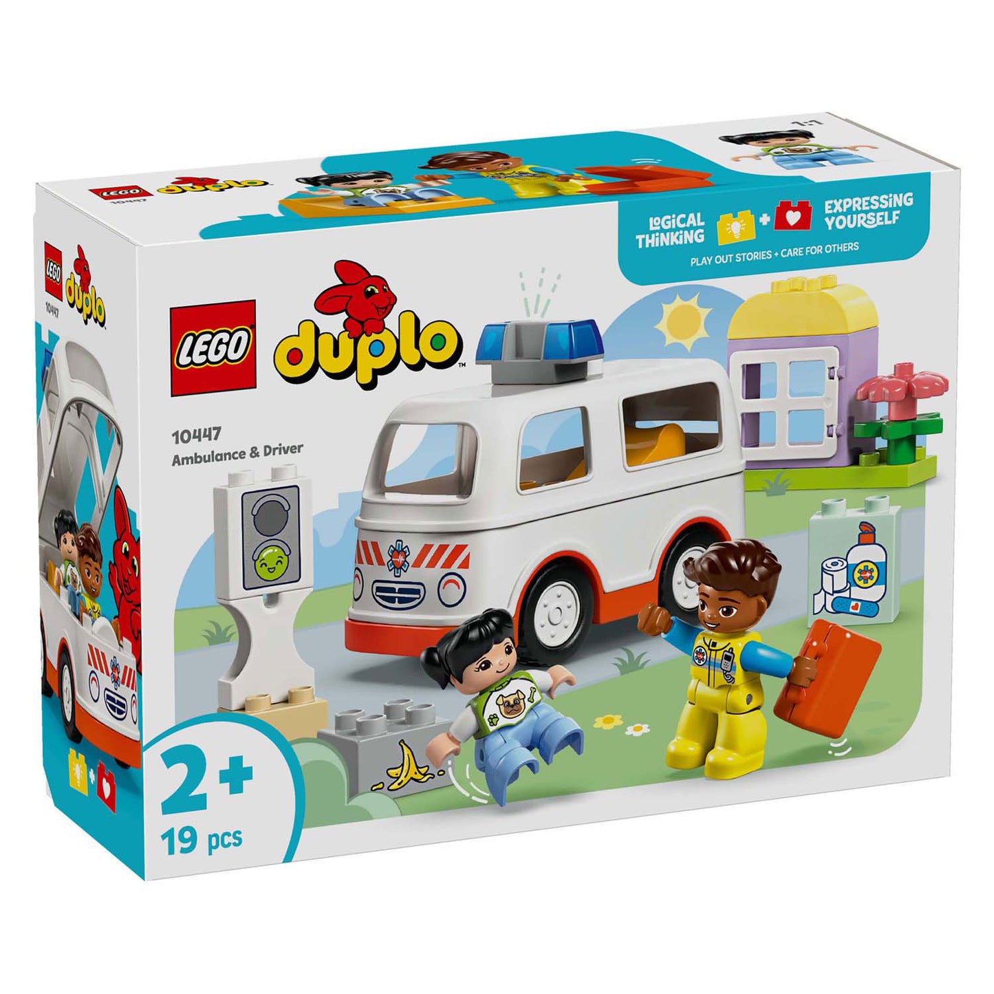 LEGO duplo town 10447 ambulance met chauffeur