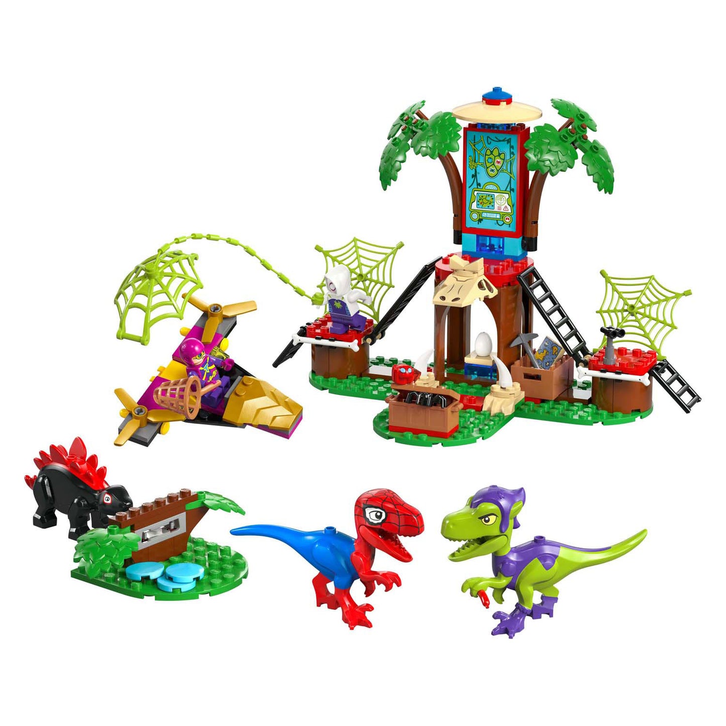 LEGO spidey 11200 spidey en gobby's raptorstrijd bij de boomhut