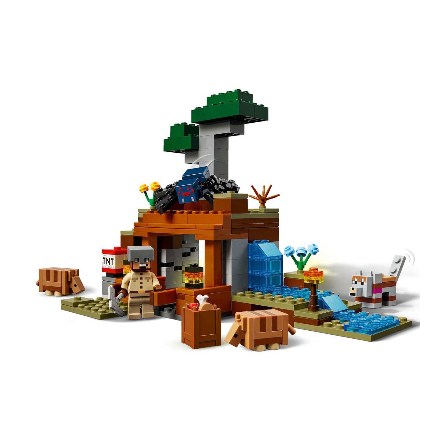 LEGO minecraft de gordeldieren bij de mijn - 21269