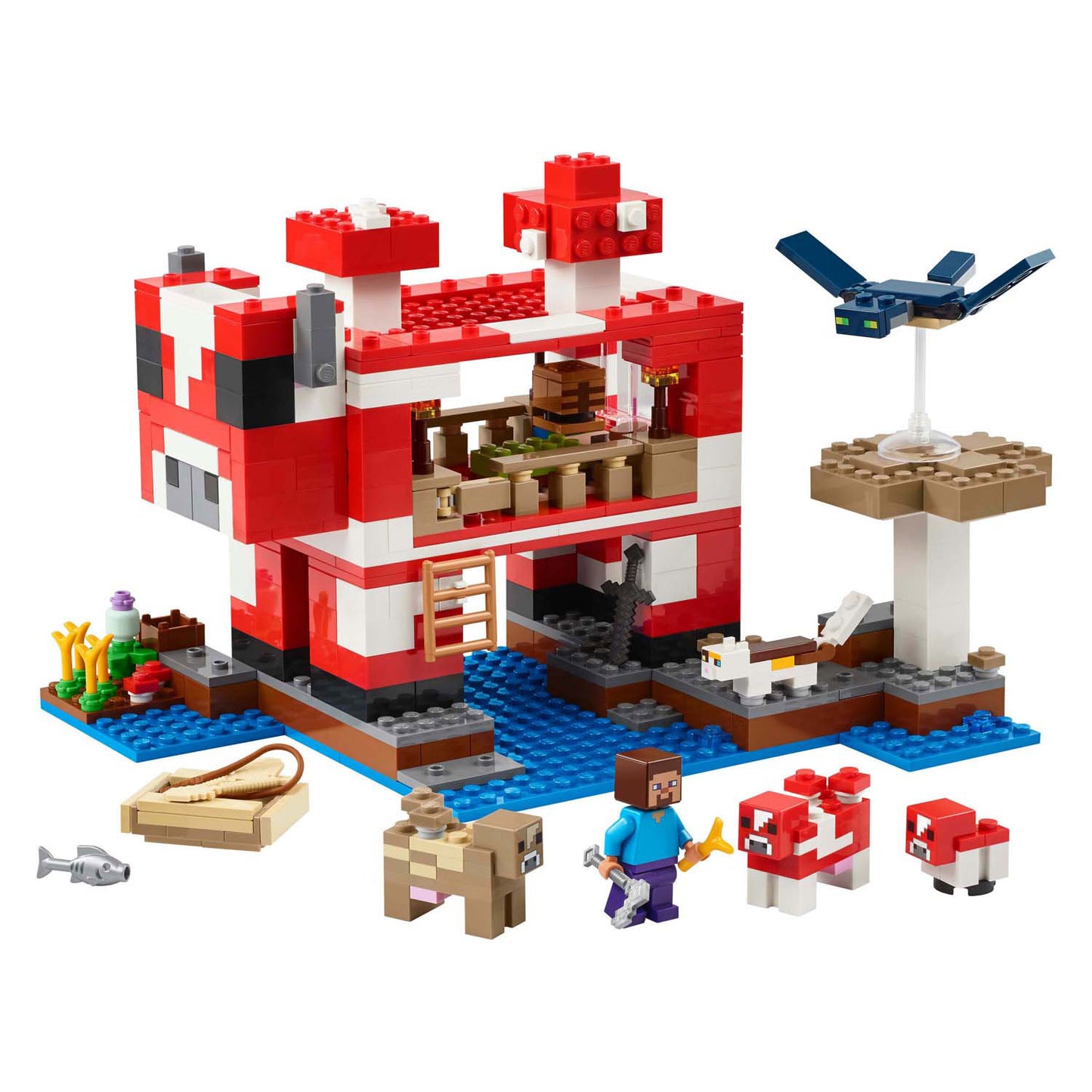 LEGO minecraft 21270 het mooshroom huis