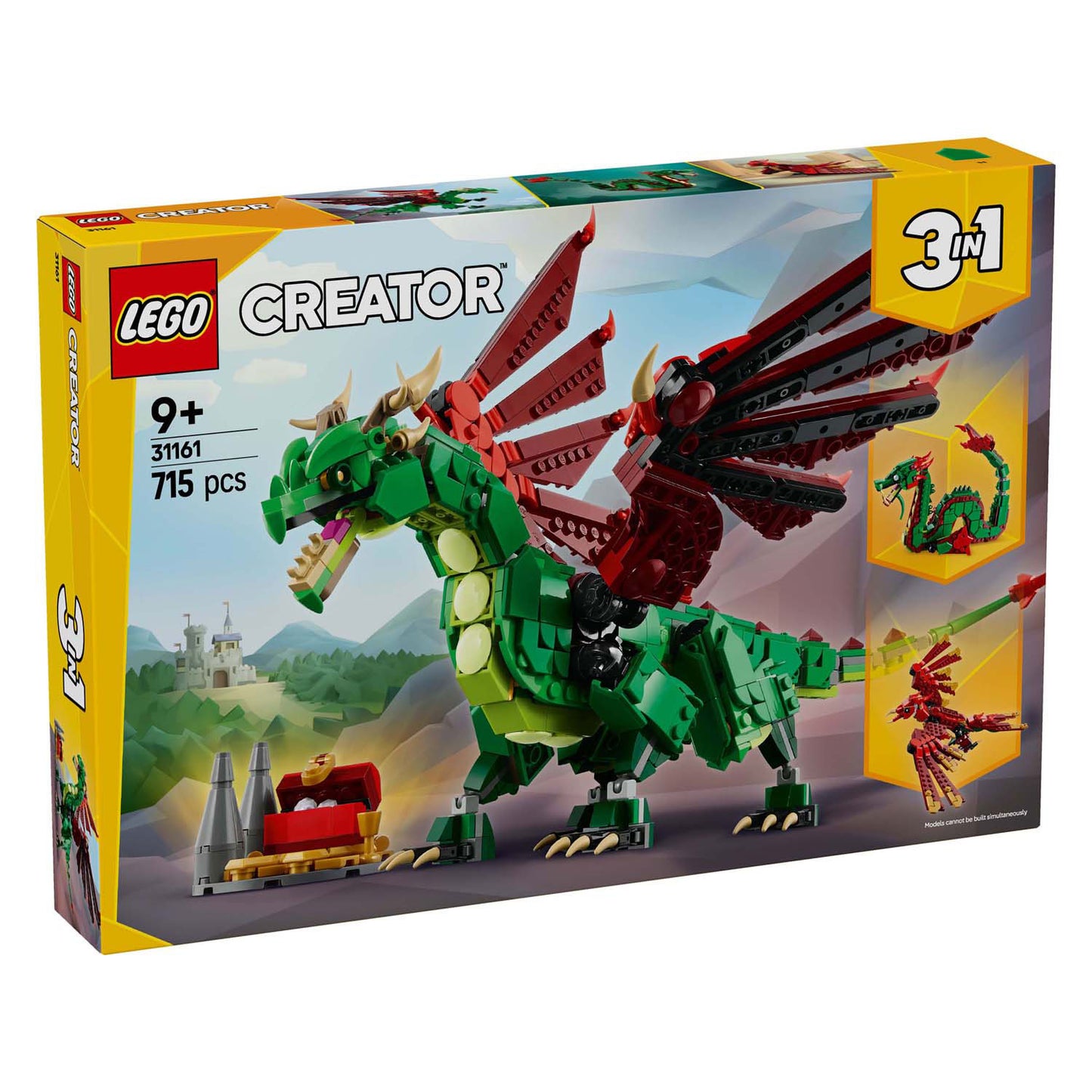 LEGO creator 31161 middeleeuwse draak
