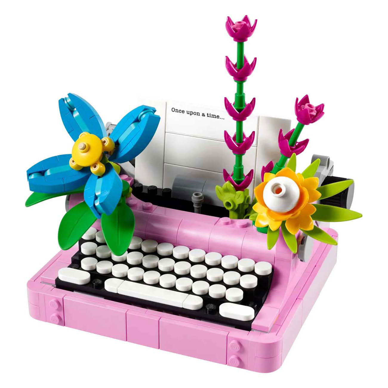 LEGO creator 31169 typemachine met bloemen