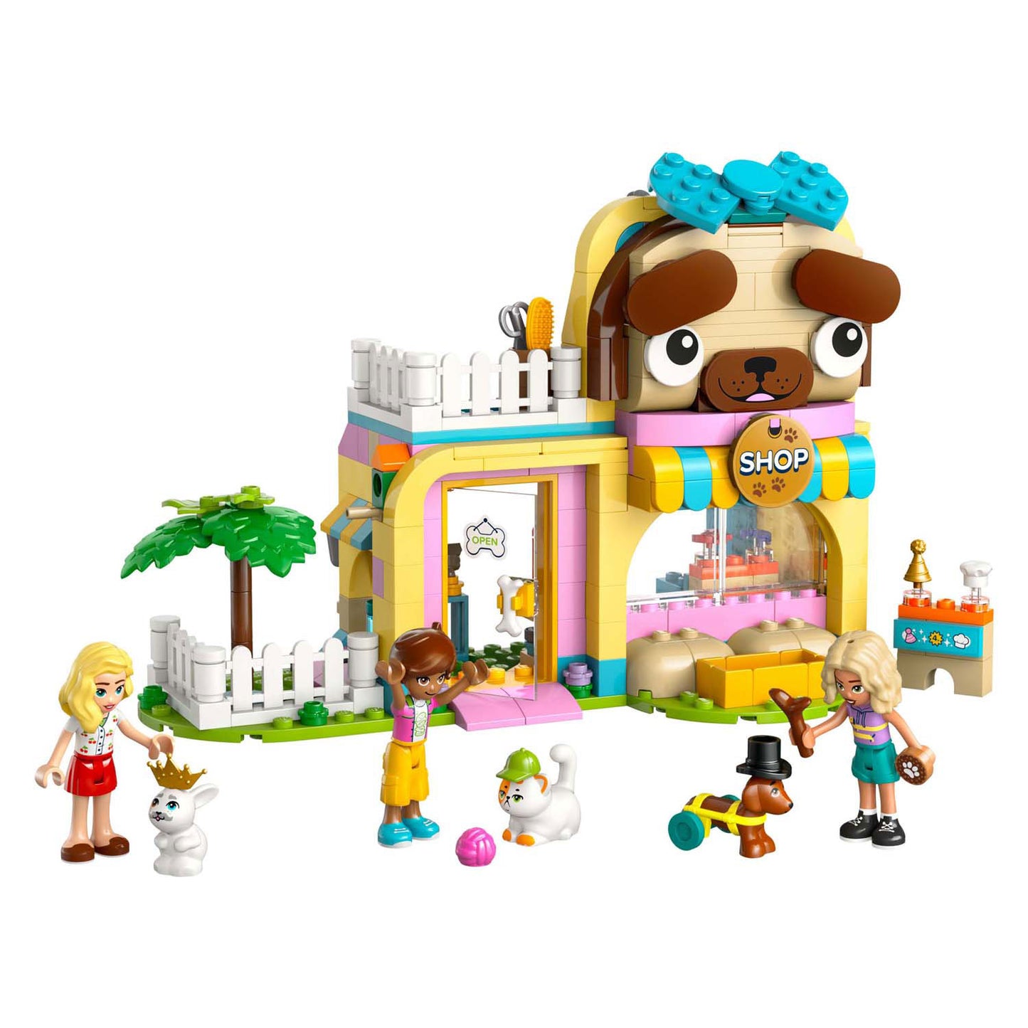 LEGO friends 42650 winkel met dierenaccessoires
