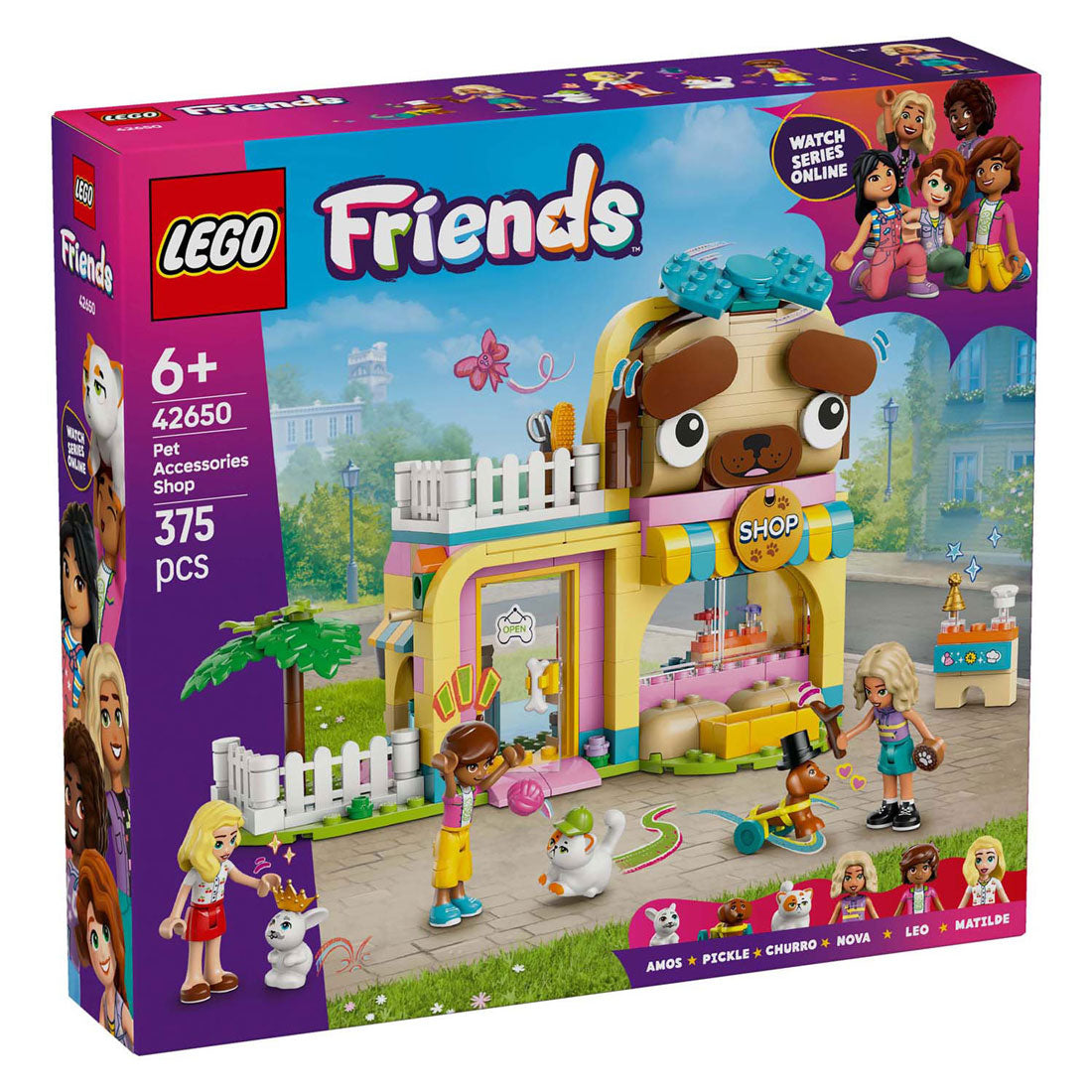LEGO friends 42650 winkel met dierenaccessoires