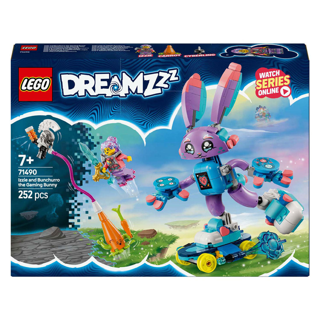 LEGO dreamzzz™ izzie en bunchurro het gamende konijn - 71490