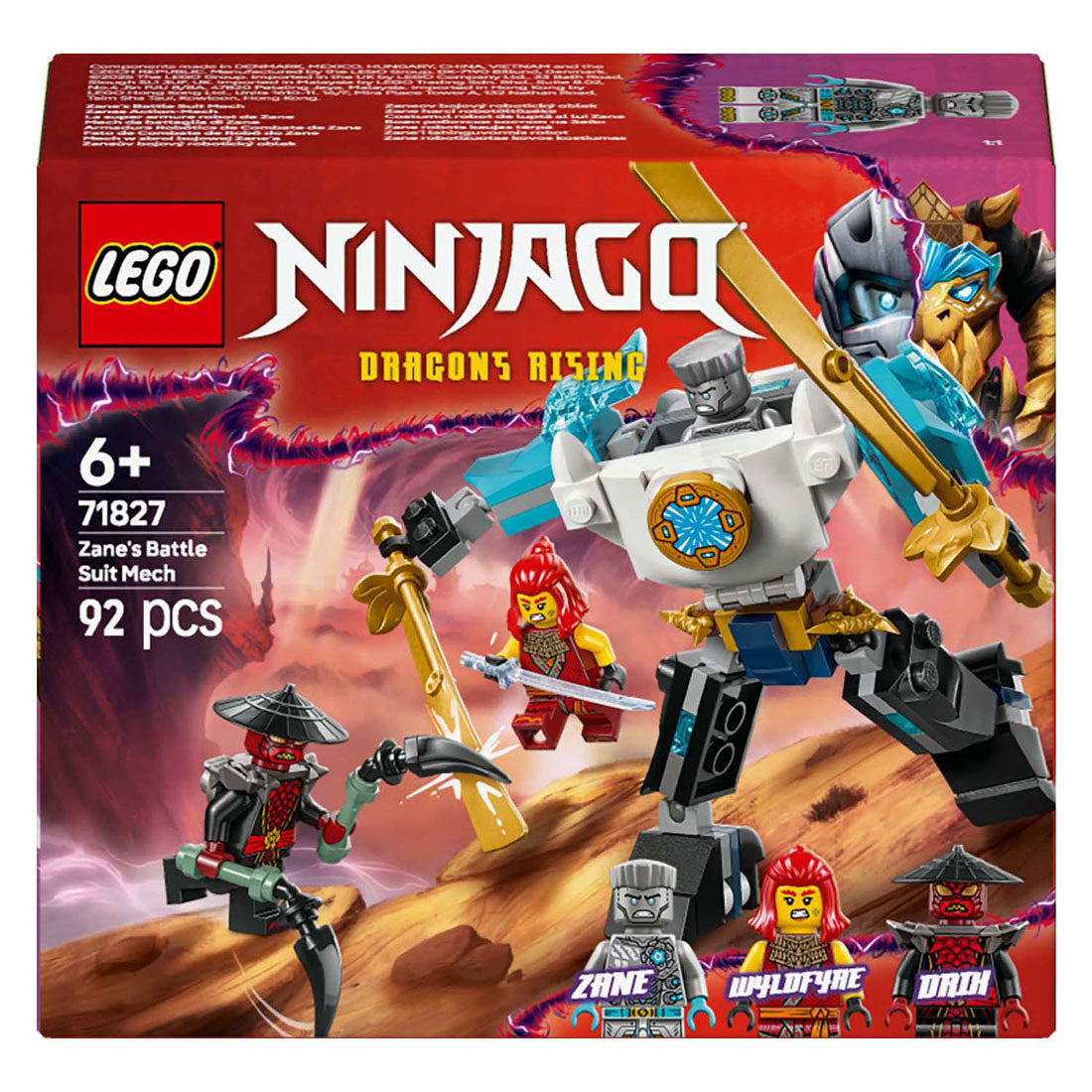 LEGO ninjago 71827 zane's strijdmecha
