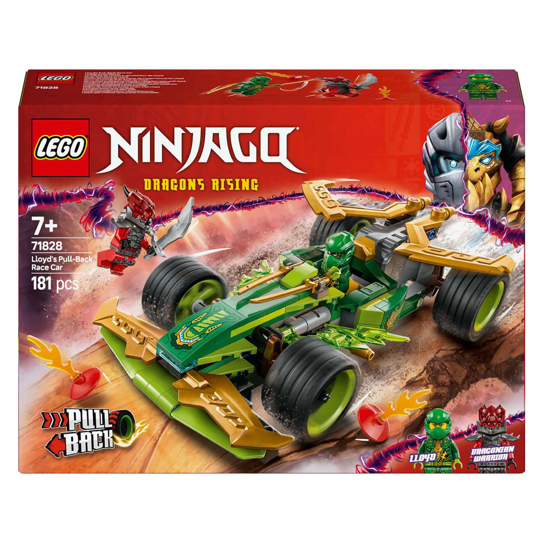 LEGO ninjago 71828 lloyds pull-back racewagen