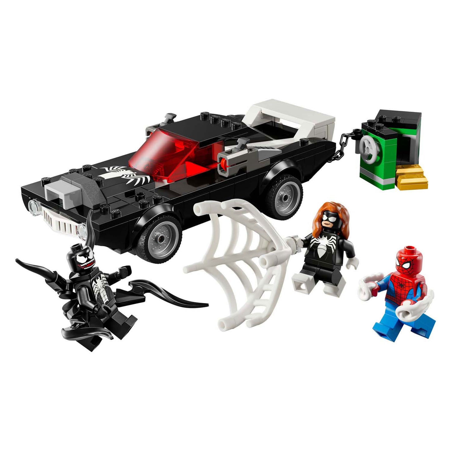 LEGO super heroes 76309 spider-man vs. venoms klassieke auto