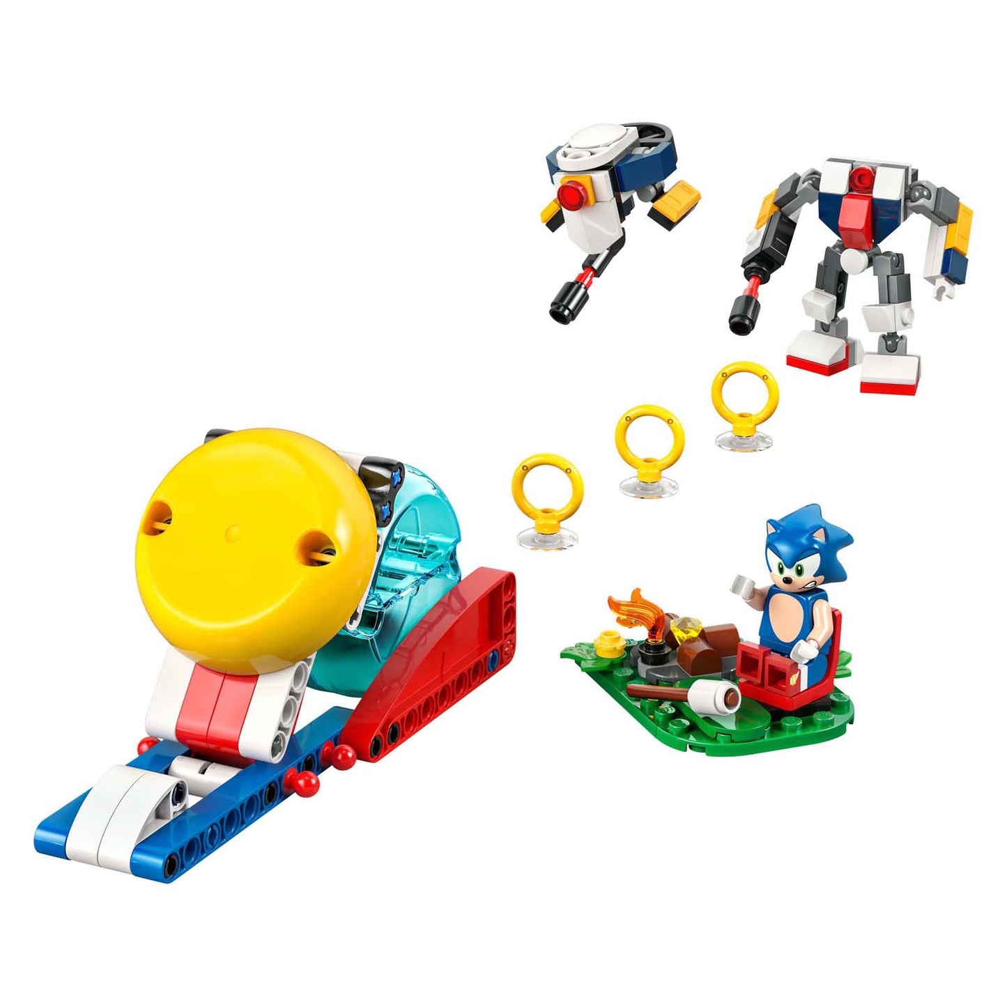 LEGO sonic the hedgehog 77001 sonics kracheting bij het kampvuur
