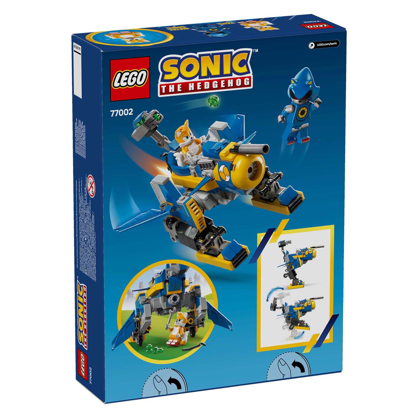 LEGO sonic the hedgehog 77002 cyclone vs. metal sonic