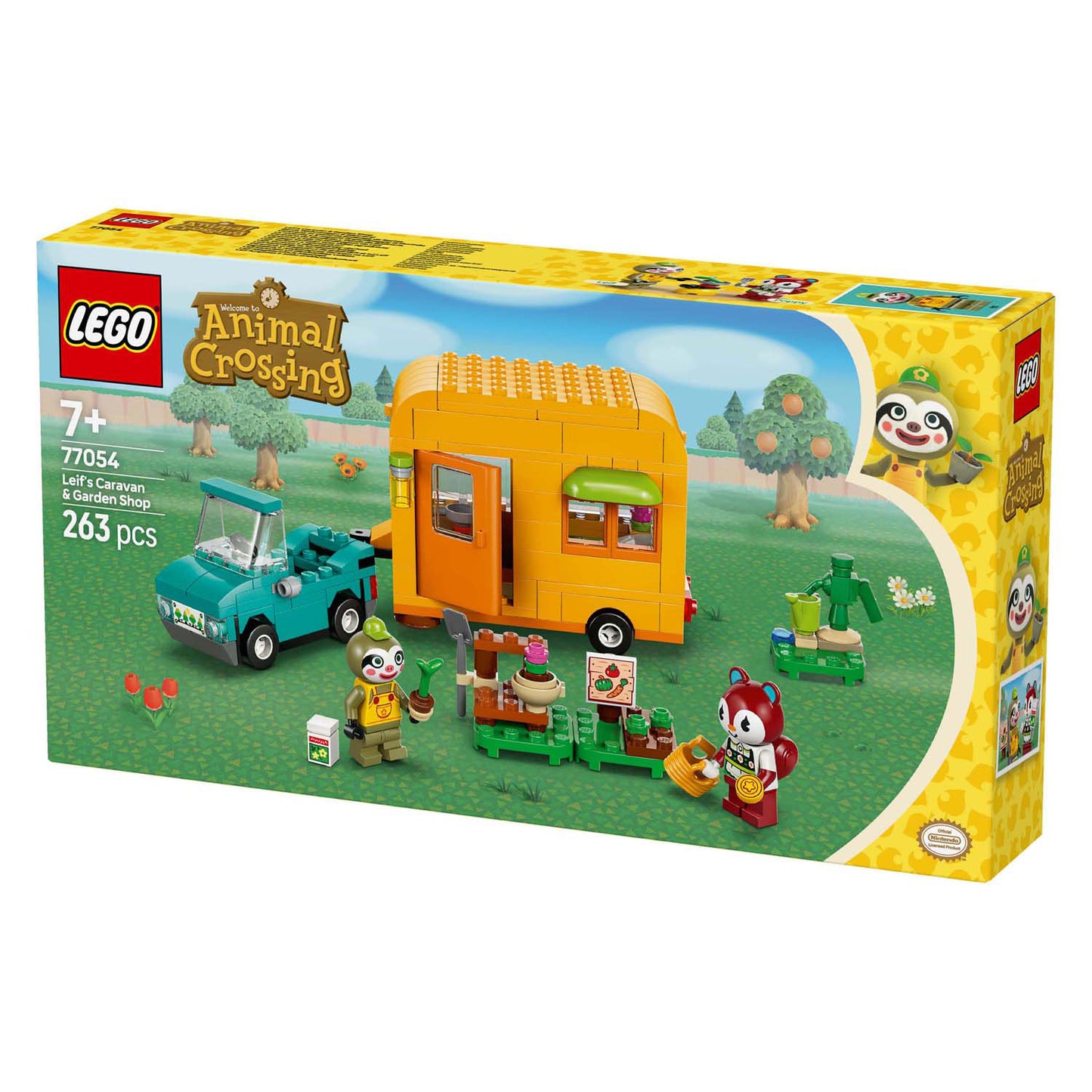 LEGO animal crossing 77054 leifs caravan en tuinwinkel
