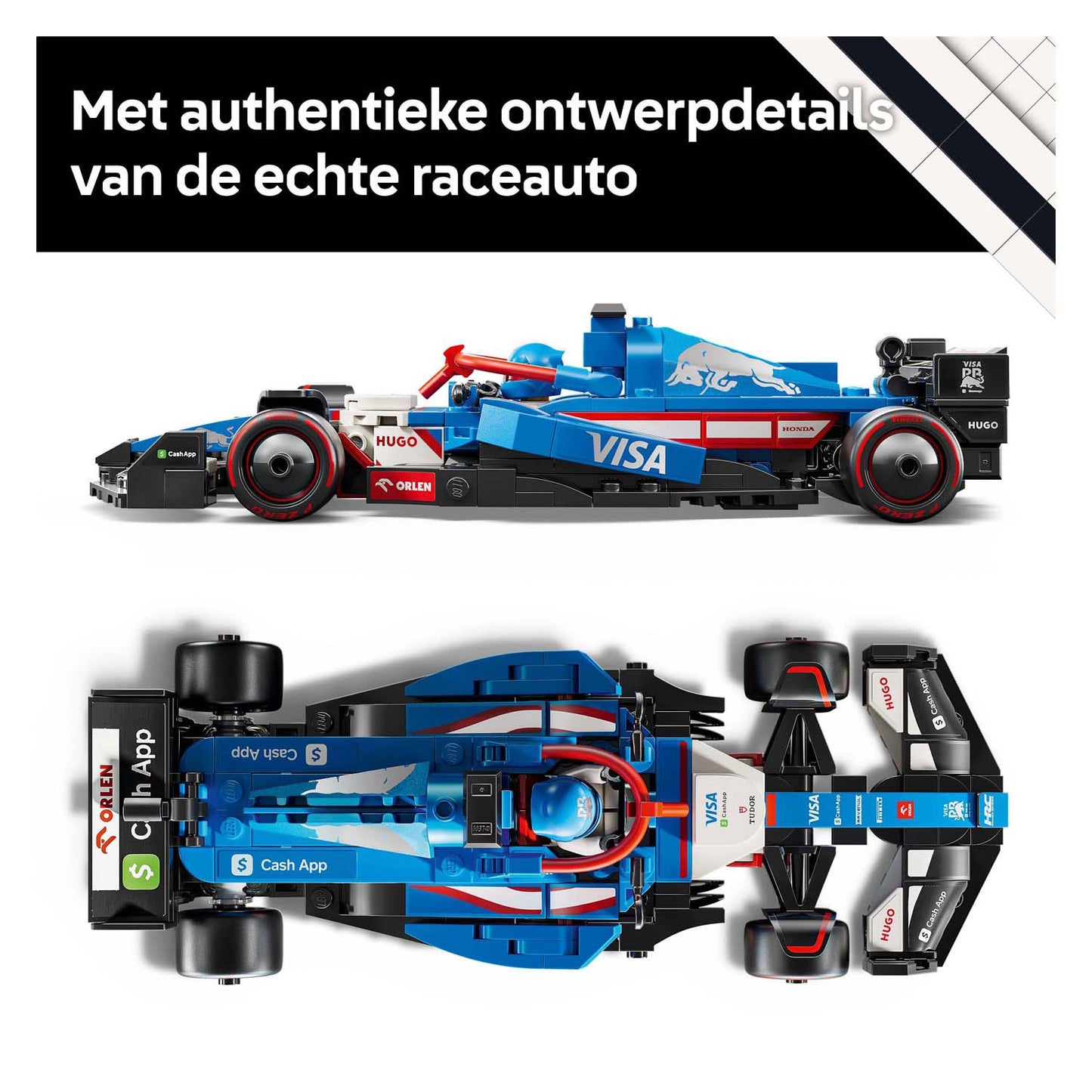 LEGO speed champions 77246 visa cash app rb vcarb 01 f1 racewagen
