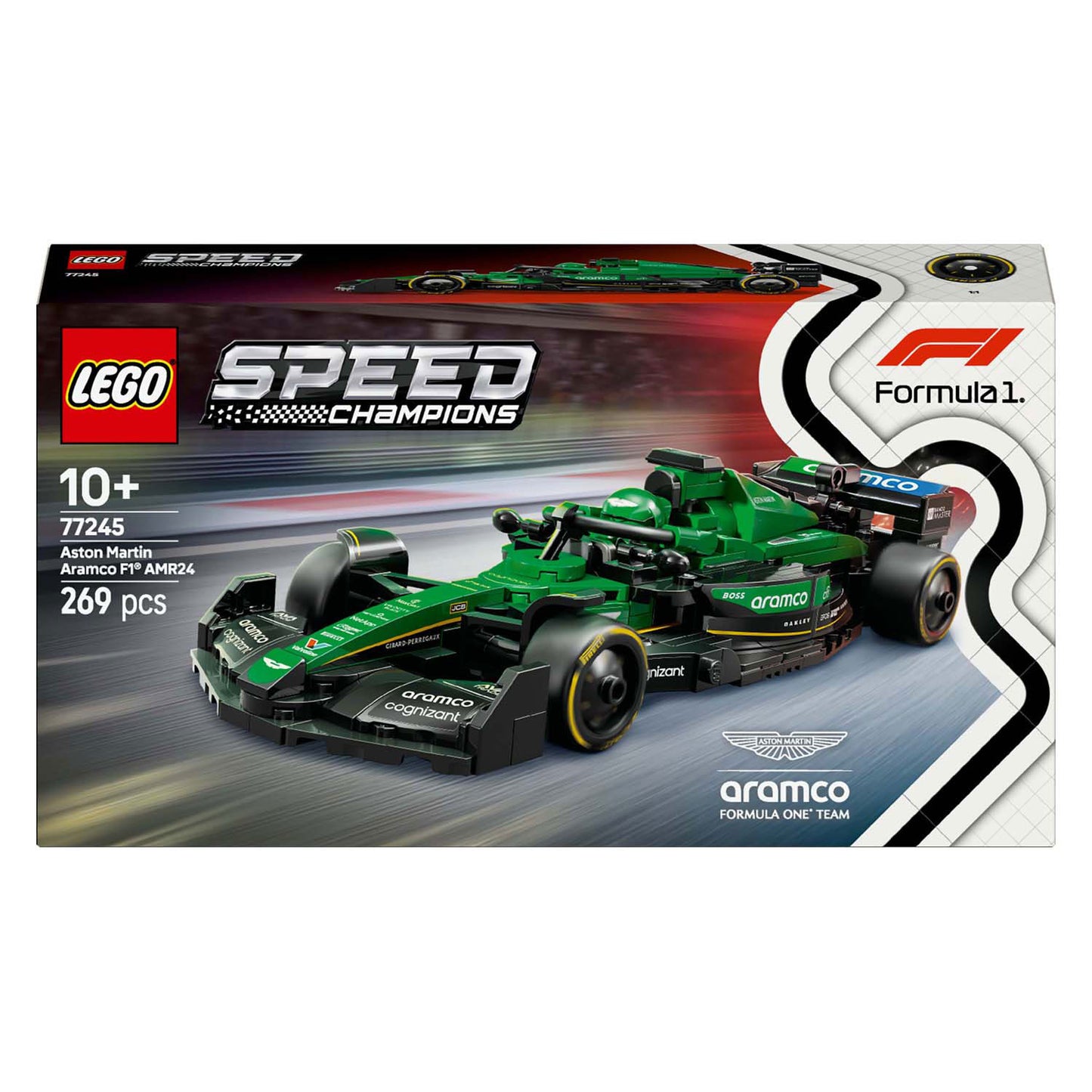LEGO speed champions 77245 aston martin aramco f1 amr24 racewagen