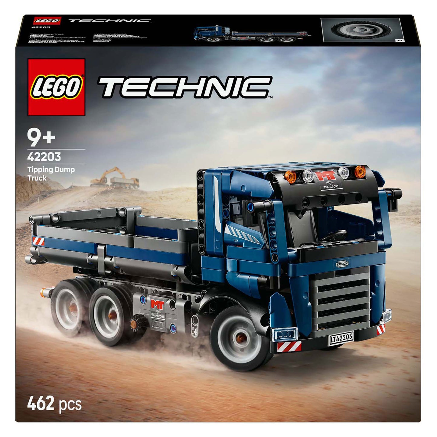 LEGO technic 42203 vrachtwagen met kiepfunctie