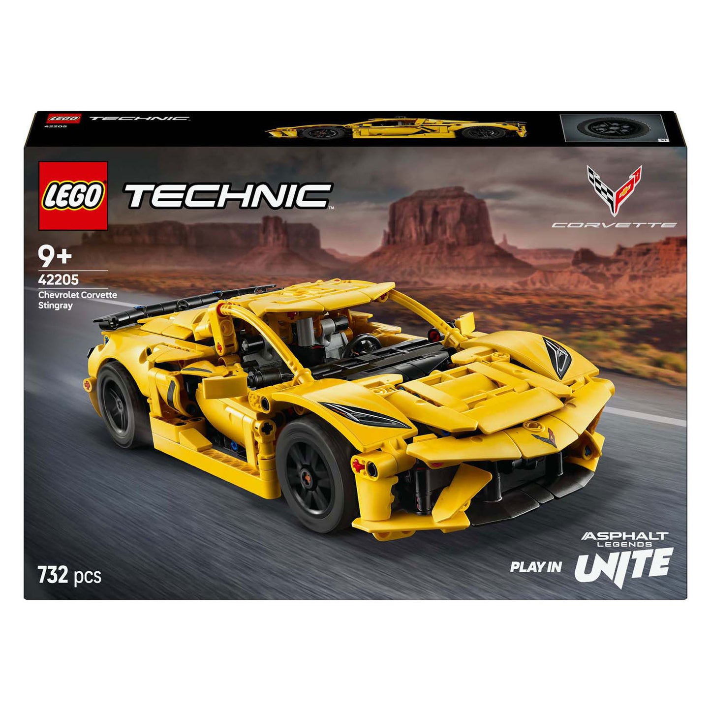 LEGO technic 42205 chevrolet corvette stingray