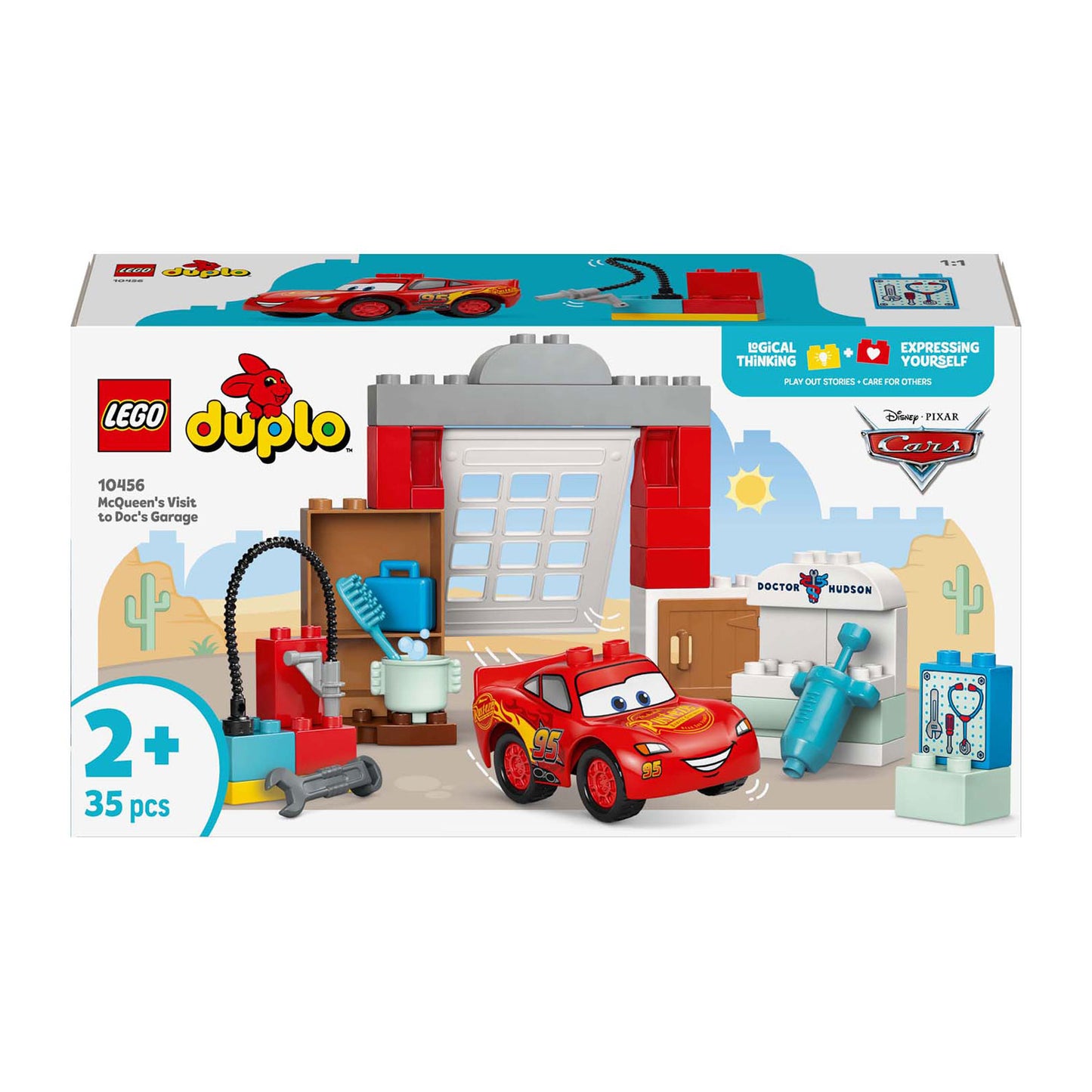 LEGO duplo 10456 mcqueens bezoek aan docs garage