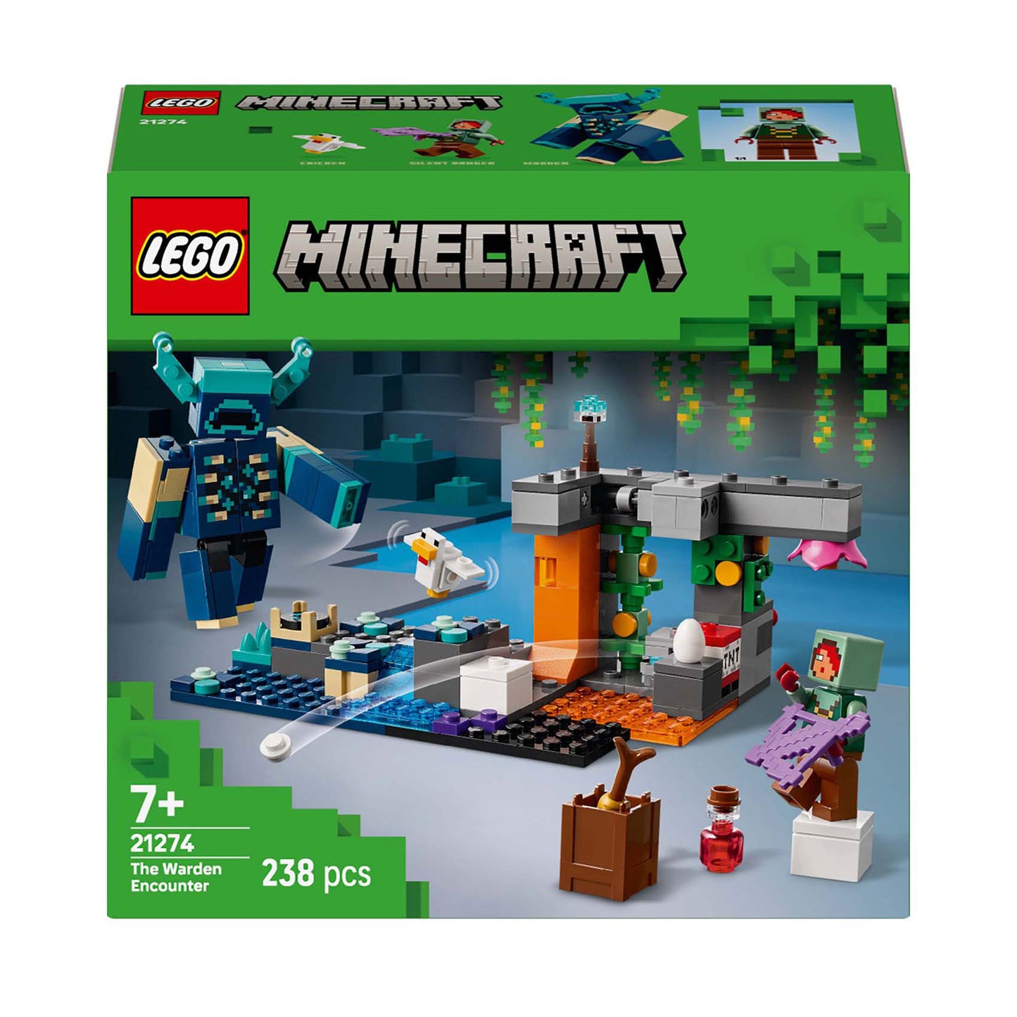 LEGO minecraft 21274 de ontmoeting met de opzichter