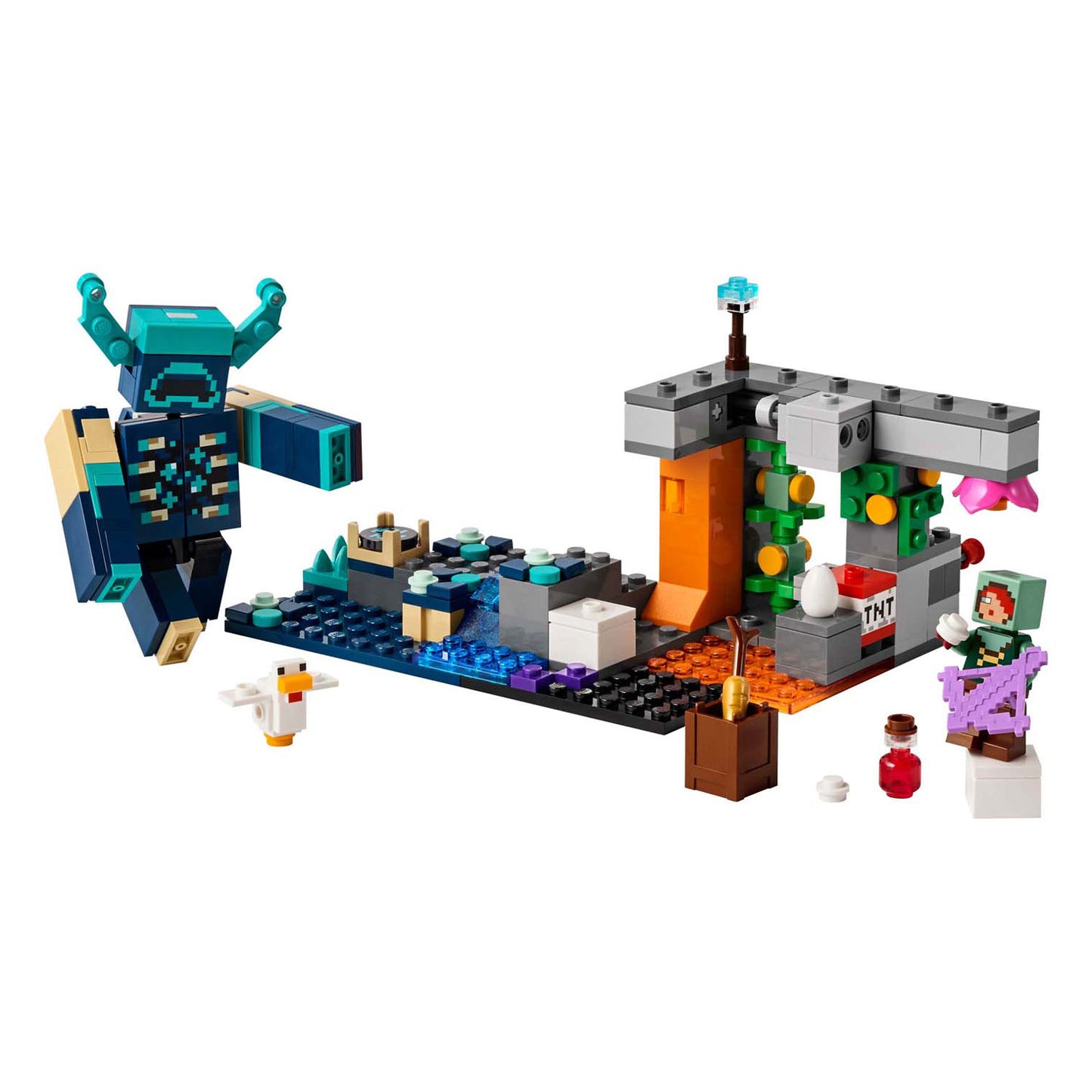 LEGO minecraft 21274 de ontmoeting met de opzichter