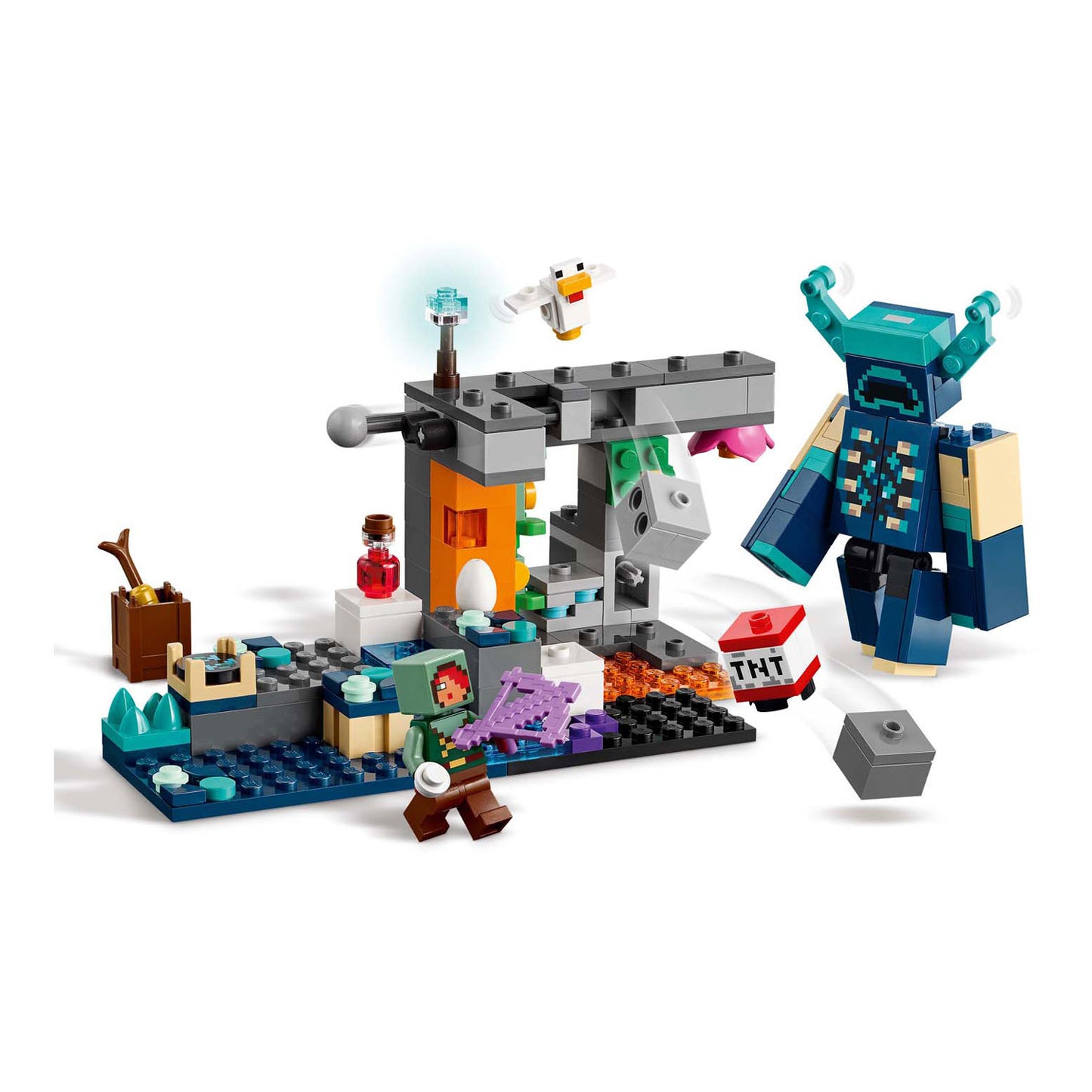 LEGO minecraft 21274 de ontmoeting met de opzichter
