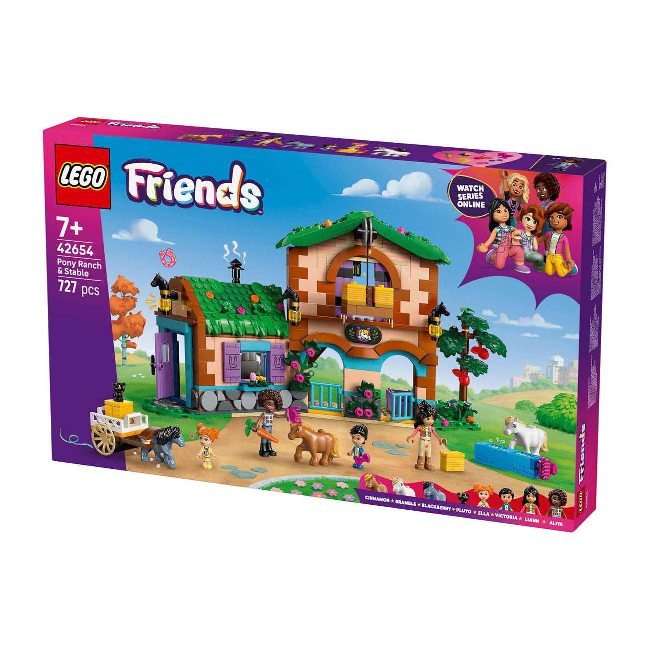 LEGO friends 42654 ponyboerderij en stal