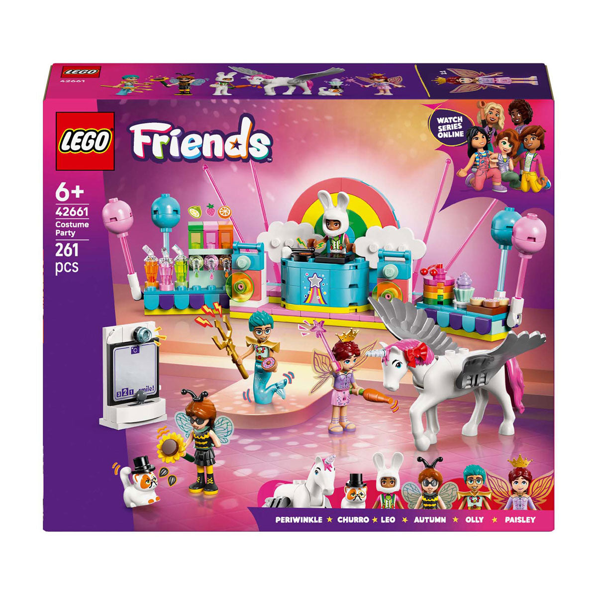 LEGO ® friends verkleedfeestje met eenhoorn en fee - 42661