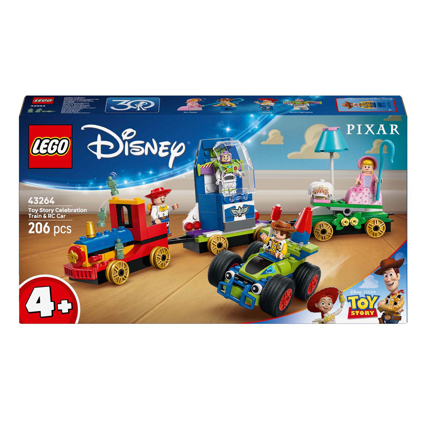 LEGO disney 43264 toy story celebration train rc car
