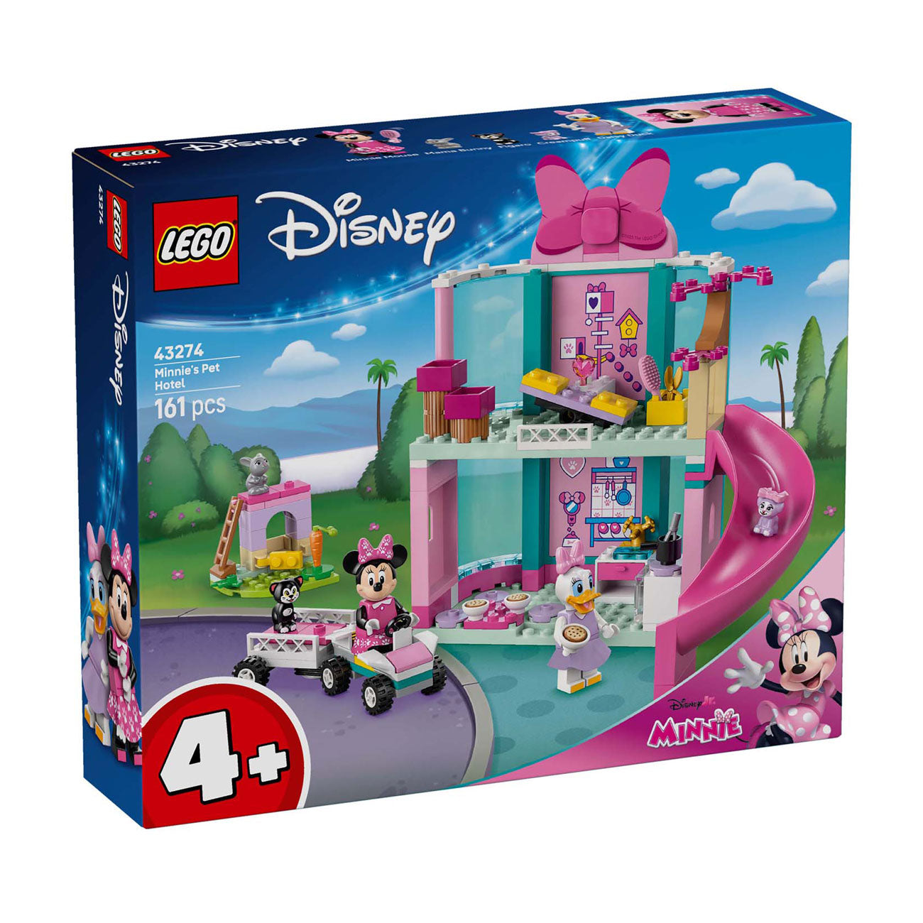 LEGO disney mickey and friends - minnie's huisdierenhotel constructiespeelgoed (43274)