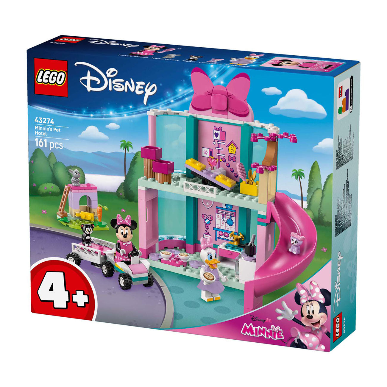 LEGO disney mickey and friends - minnie's huisdierenhotel constructiespeelgoed (43274)