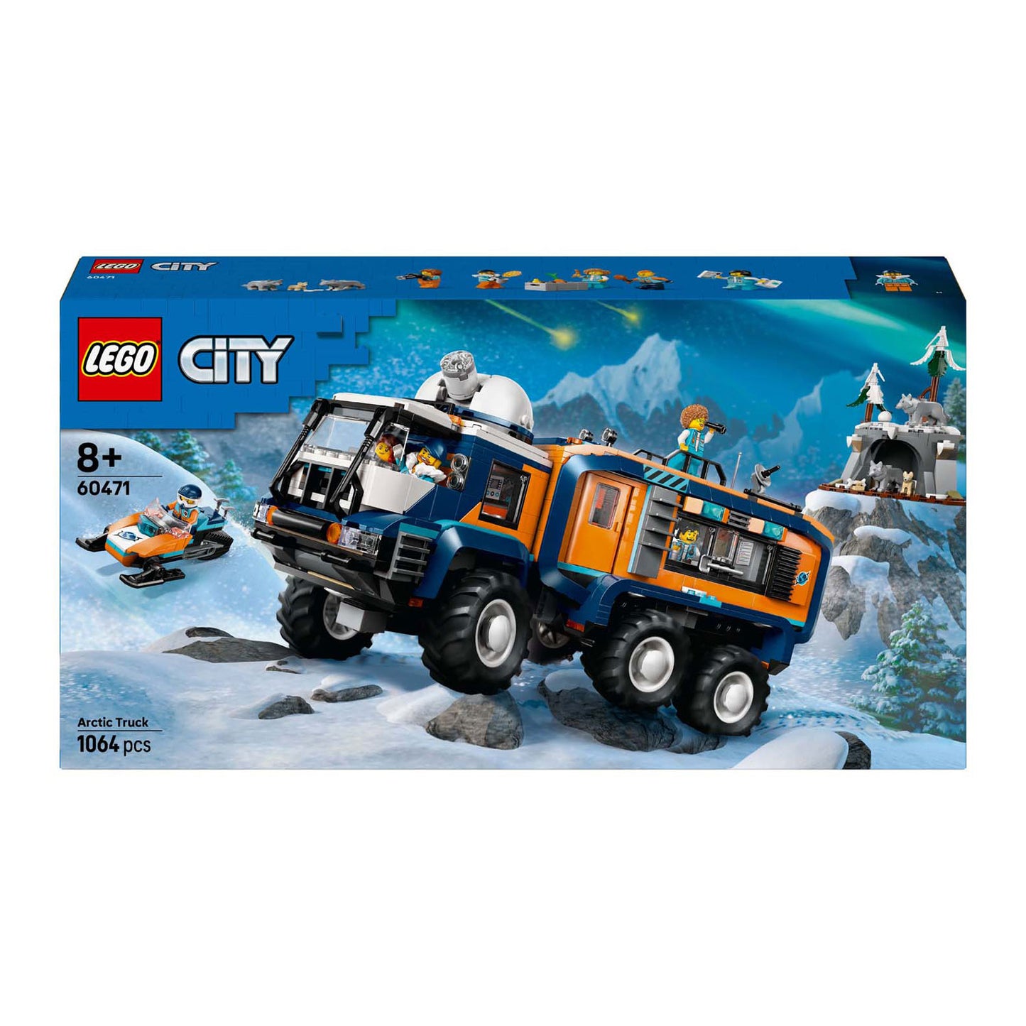 LEGO city 60471 laboratoriumtruck op de noordpool