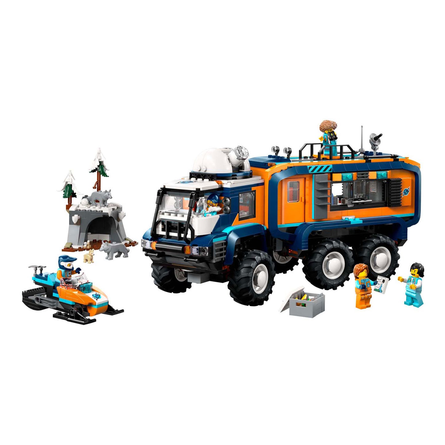 LEGO city 60471 laboratoriumtruck op de noordpool