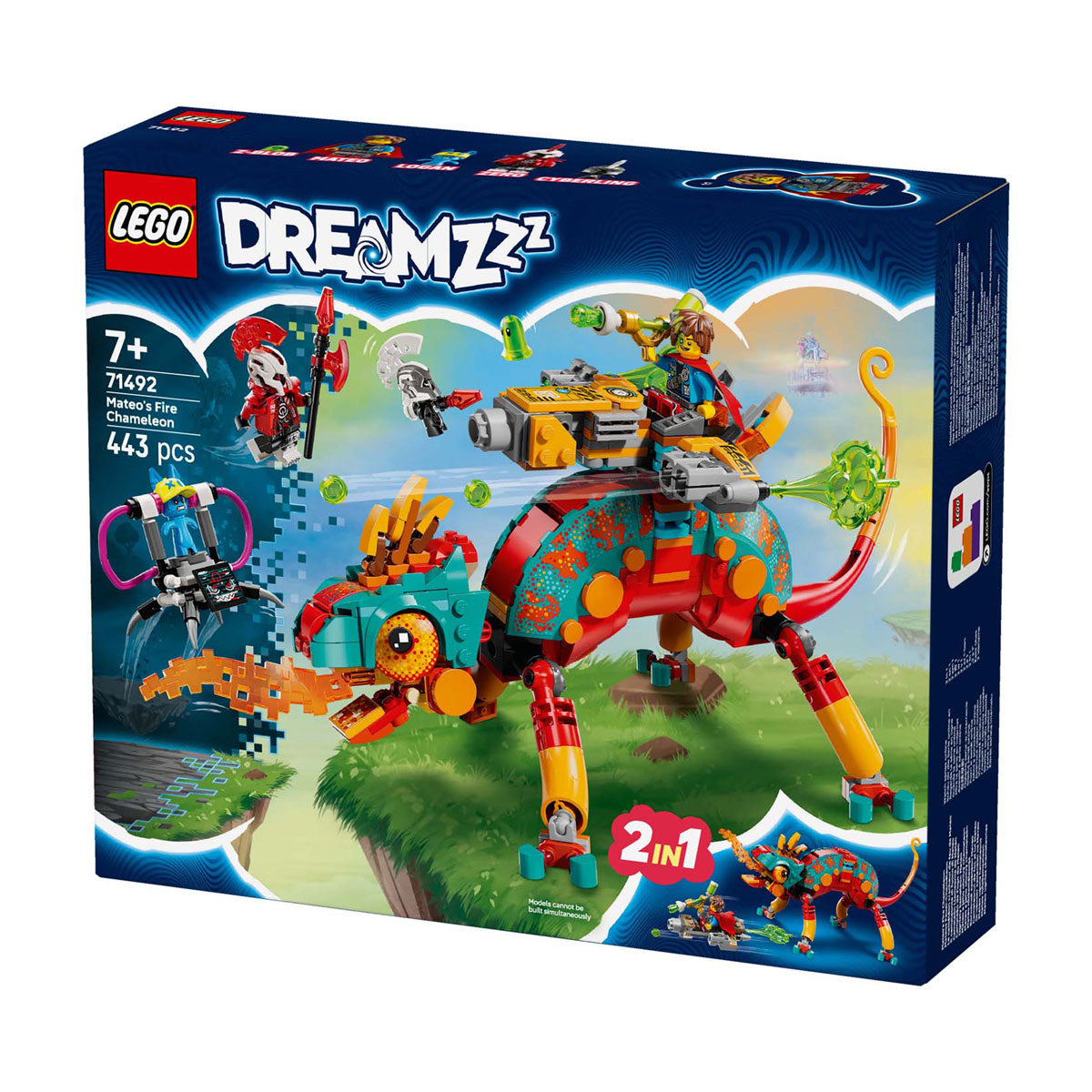 LEGO dreamzzz 71492 mateo's vuurkameleon