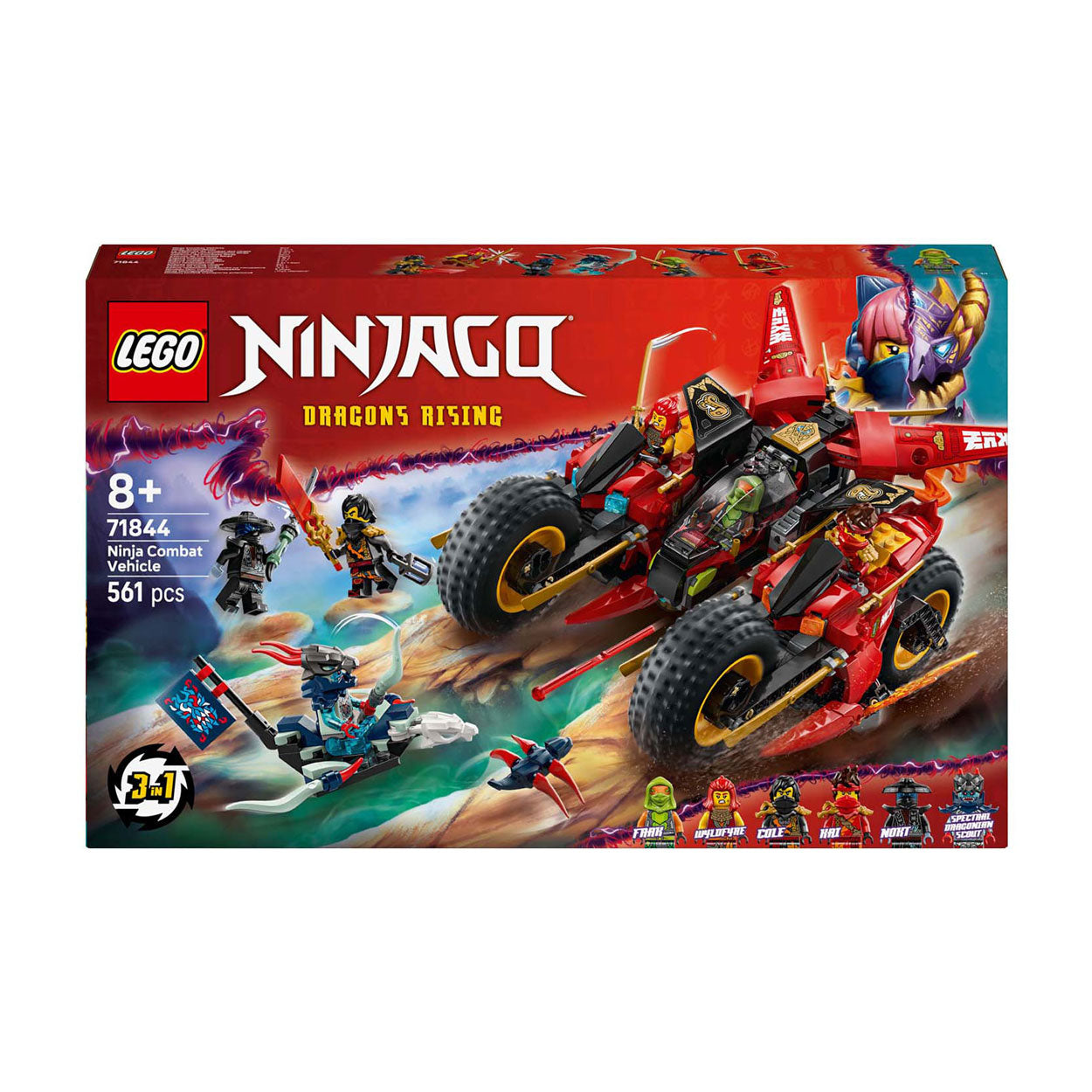 LEGO ninjago 71844 ninja strijdvoertuig