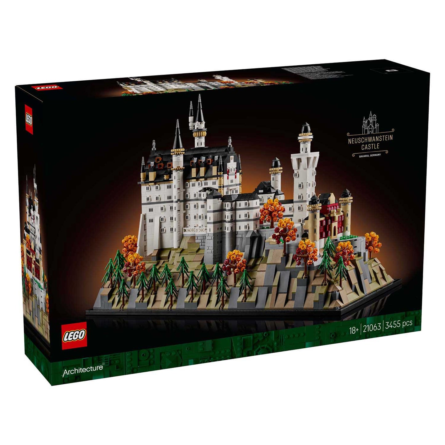 LEGO architecture 21063 slot neuschwanstein verzamelset