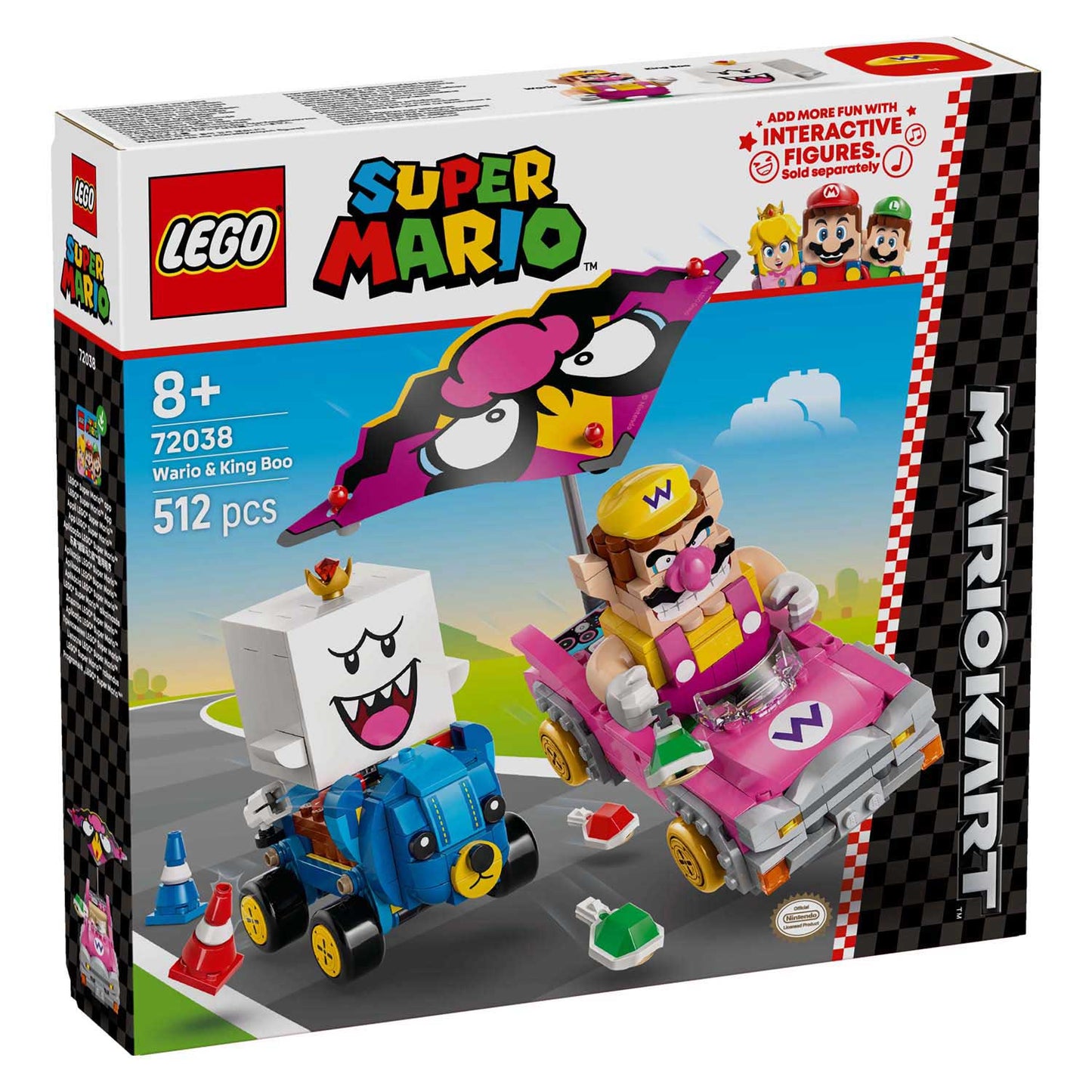 LEGO super mario 72038 wario en king boo