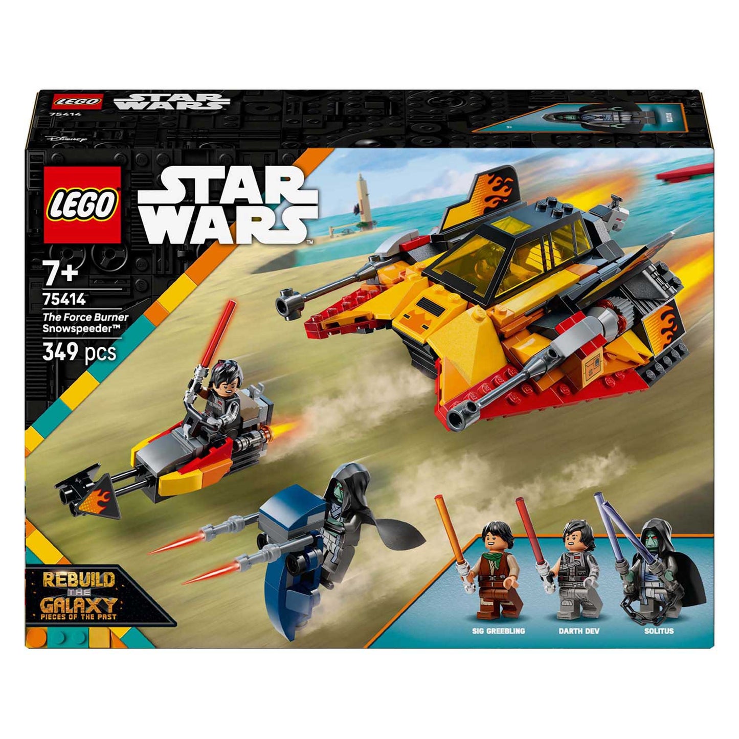 LEGO star wars 75414 the force burner snowspeeder
