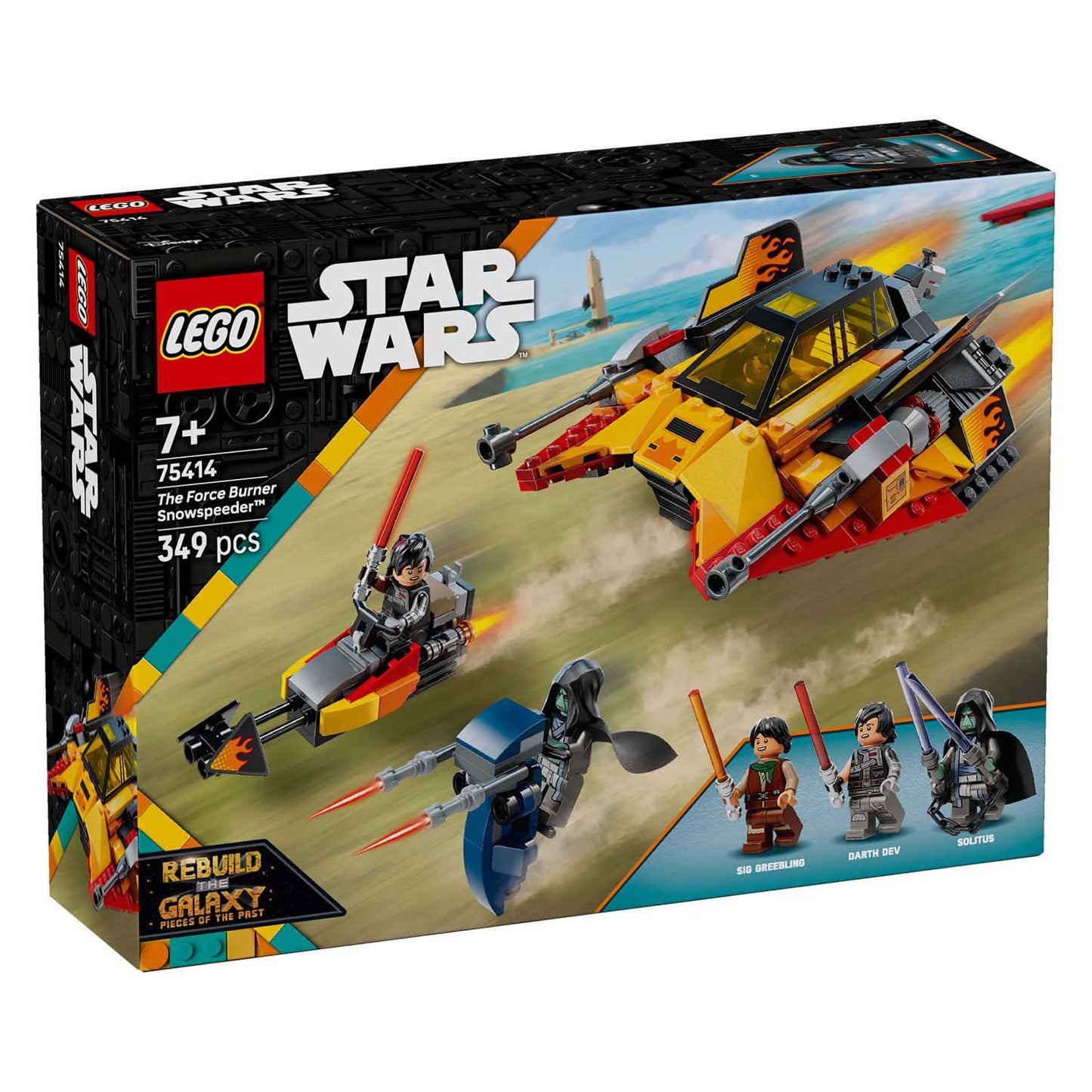 LEGO star wars 75414 the force burner snowspeeder