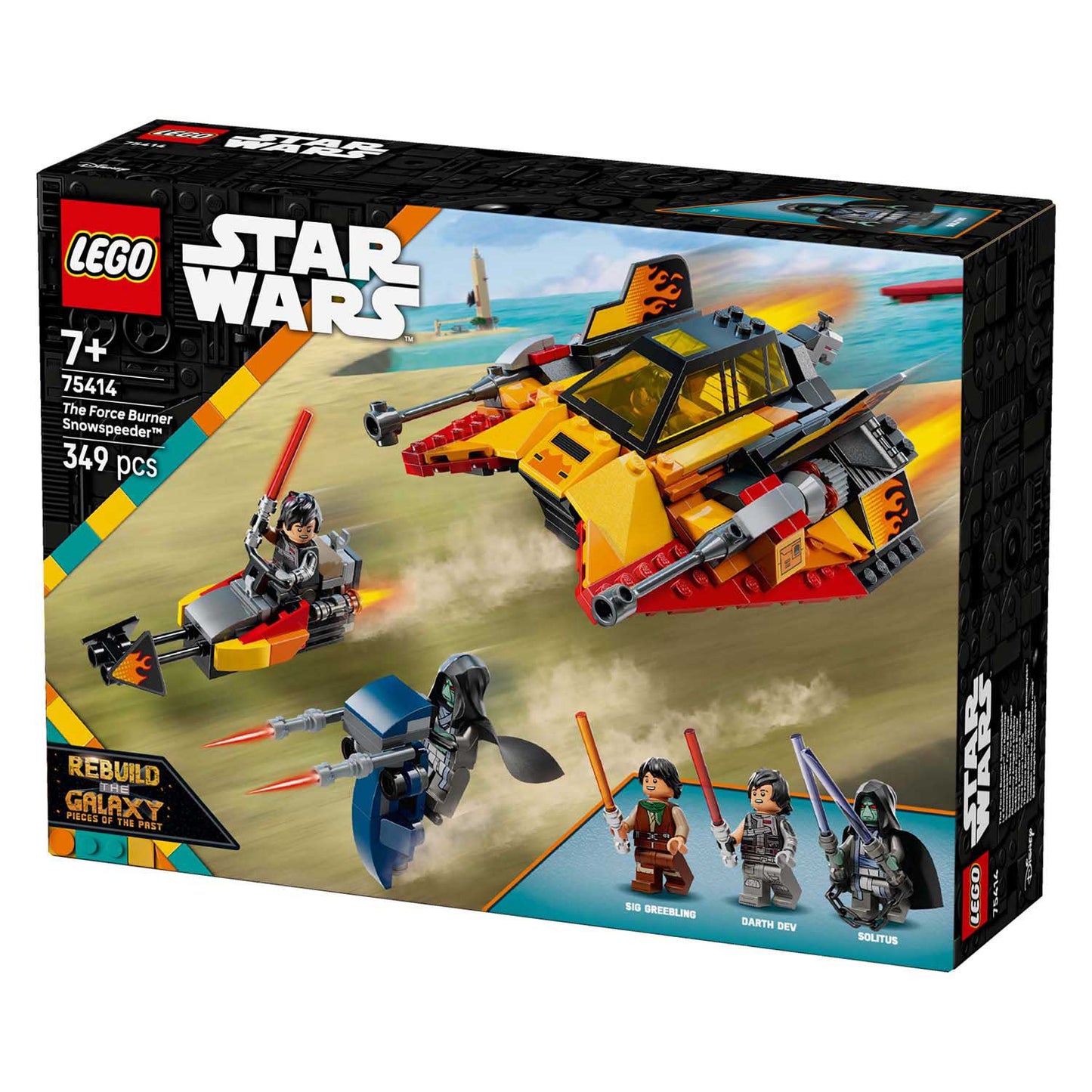 LEGO star wars 75414 the force burner snowspeeder