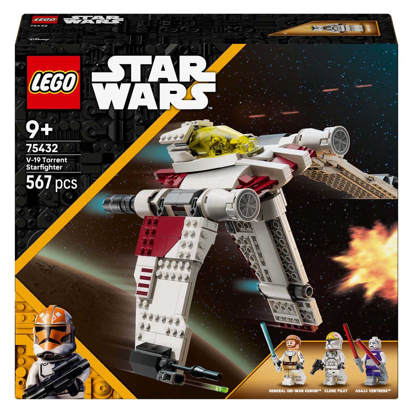 LEGO ® star wars: the clone wars™ v-19 torrent starfighter - 75432