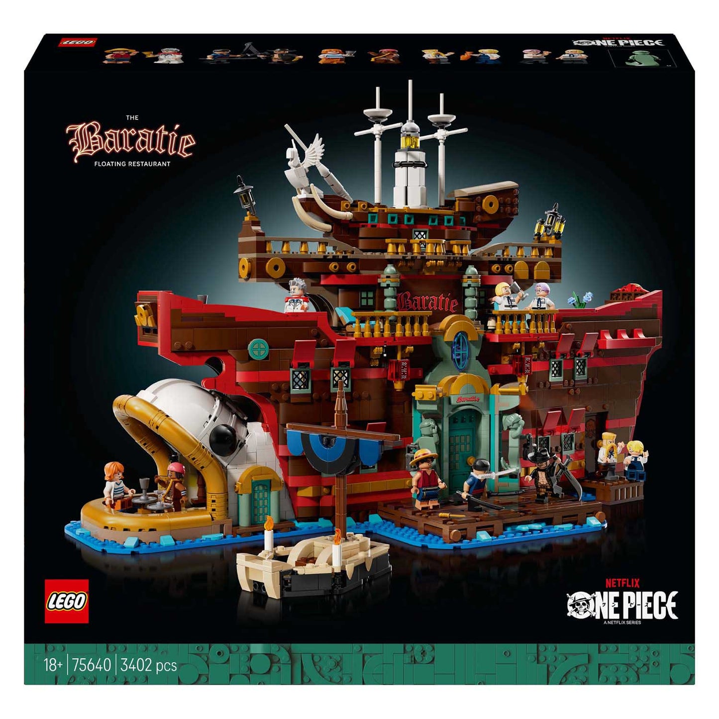 LEGO ® one piece het drijvende restaurant baratie - 75640