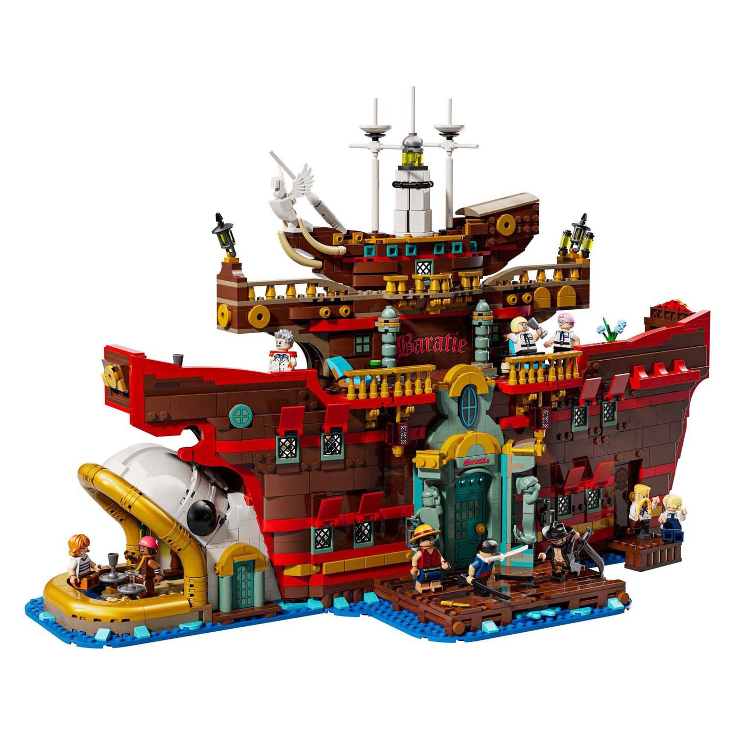 LEGO one piece 75640 het drijvende restaurant baratie
