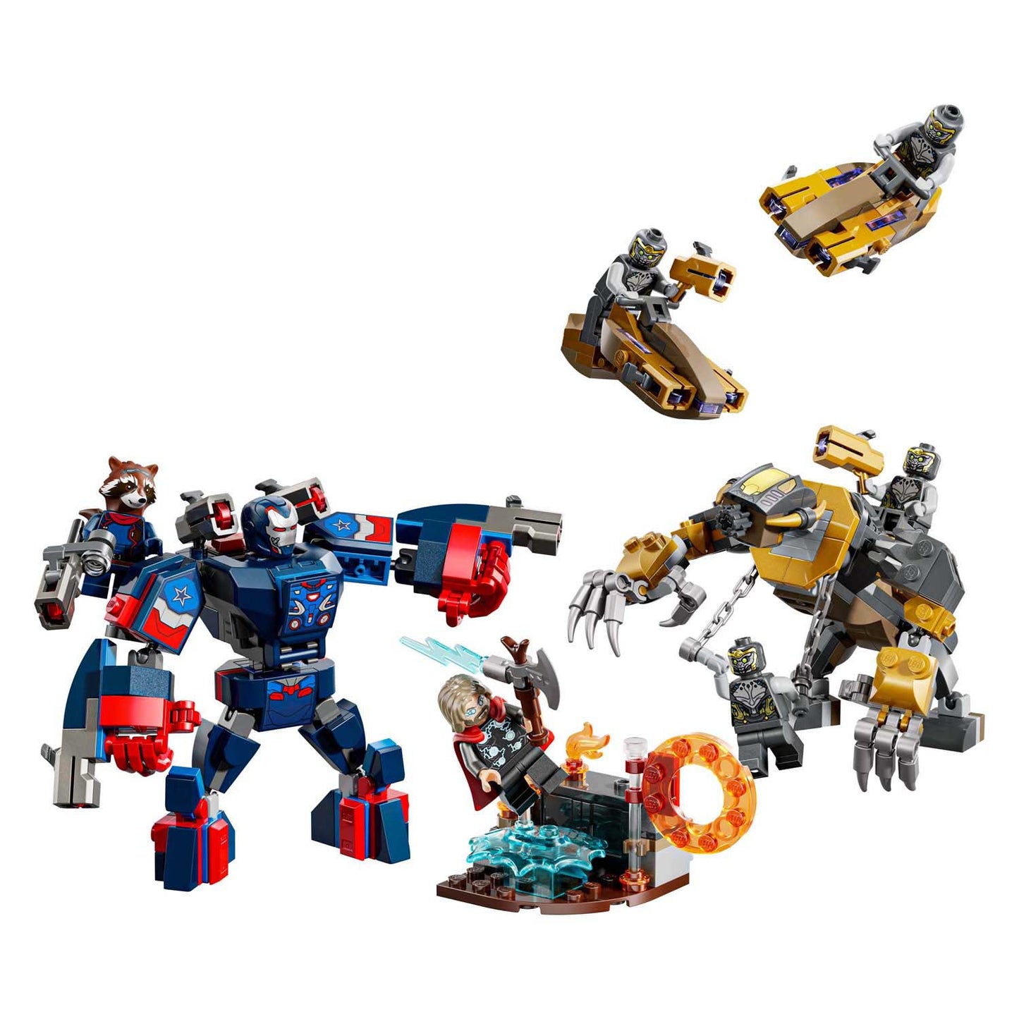LEGO super heroes marvel 76322 avengers endgame thor vs. chitauri