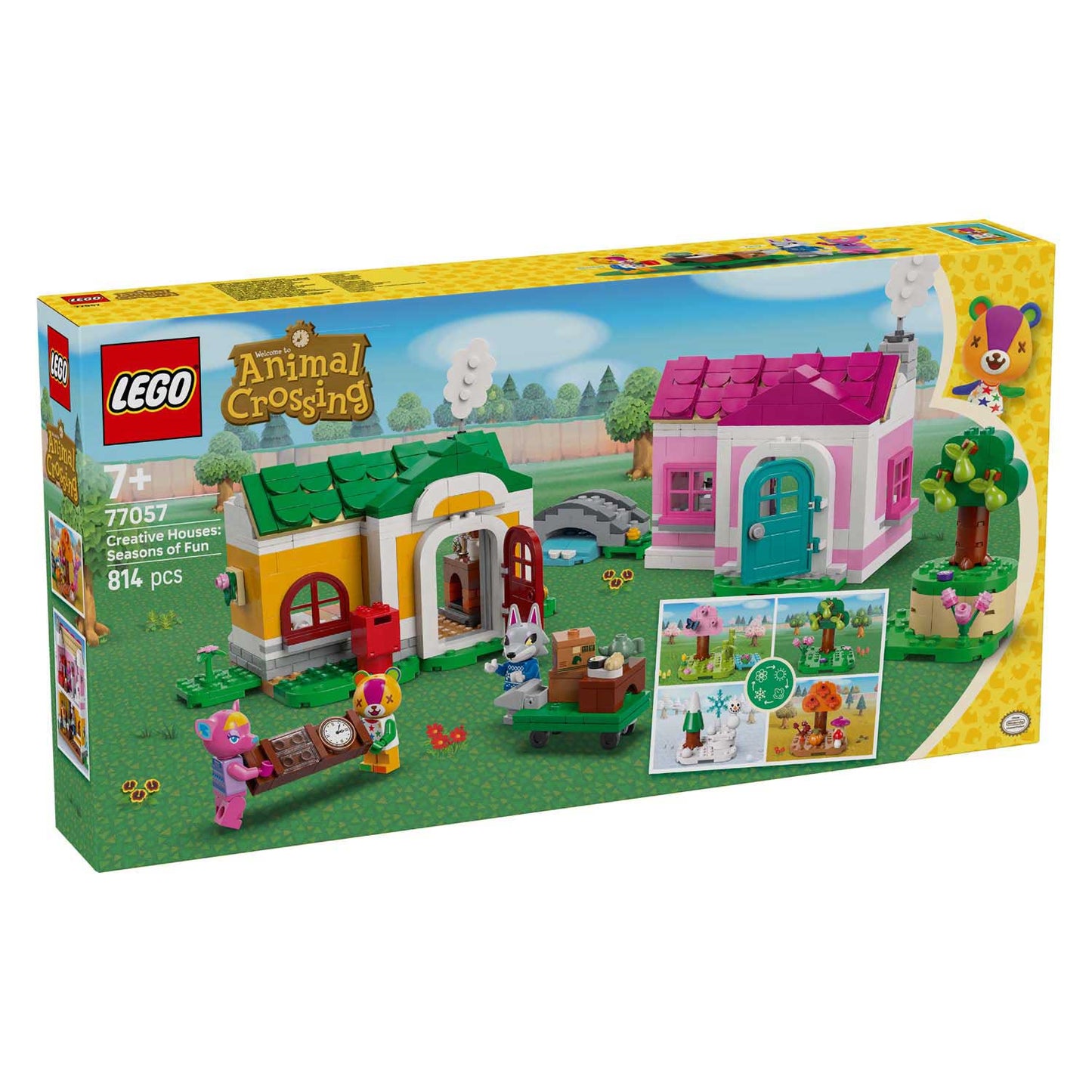 LEGO ® animal crossing™ creatieve huizen: seizoenenlang plezier - 77057