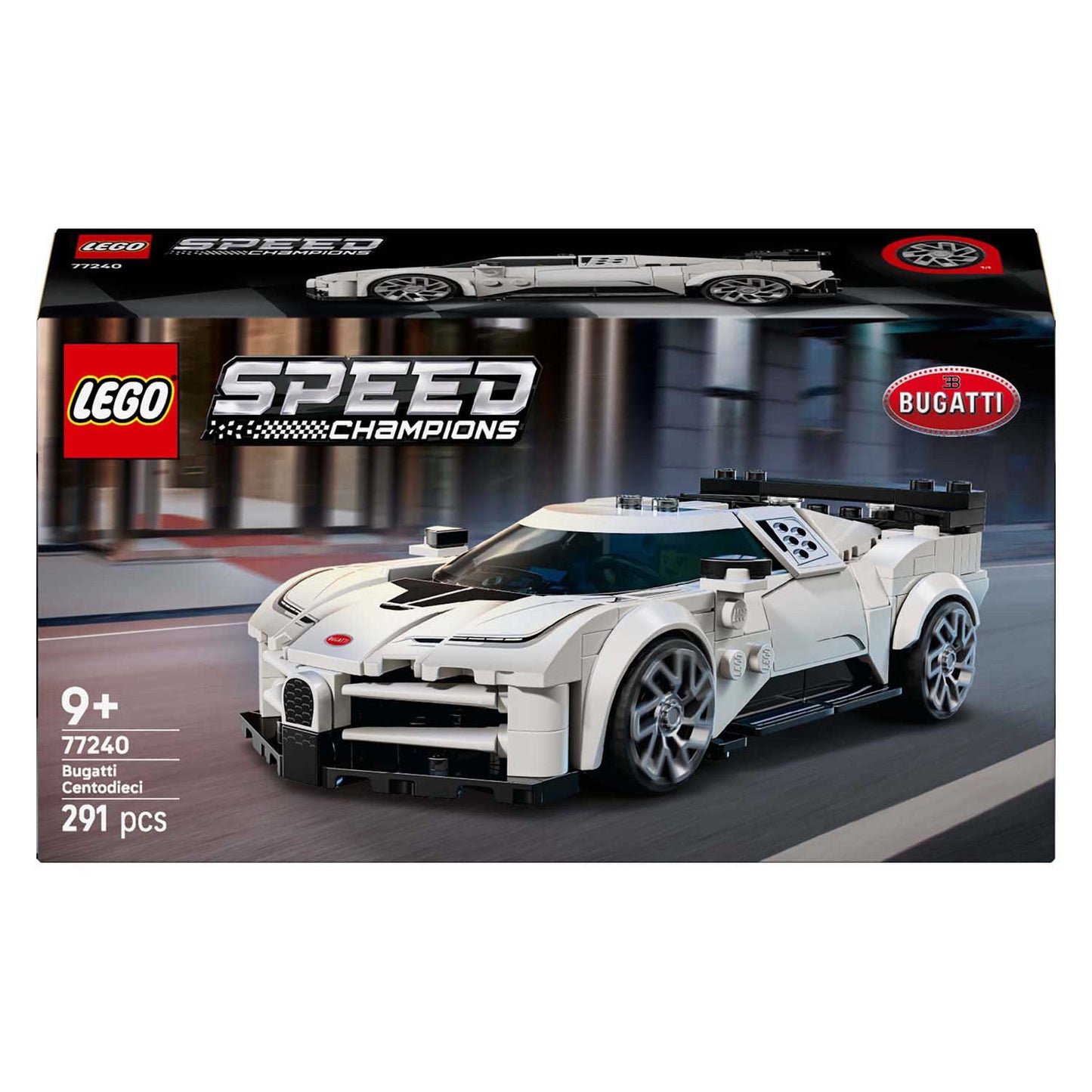 LEGO speed champions 77240 bugatti centodieci hyper sportauto