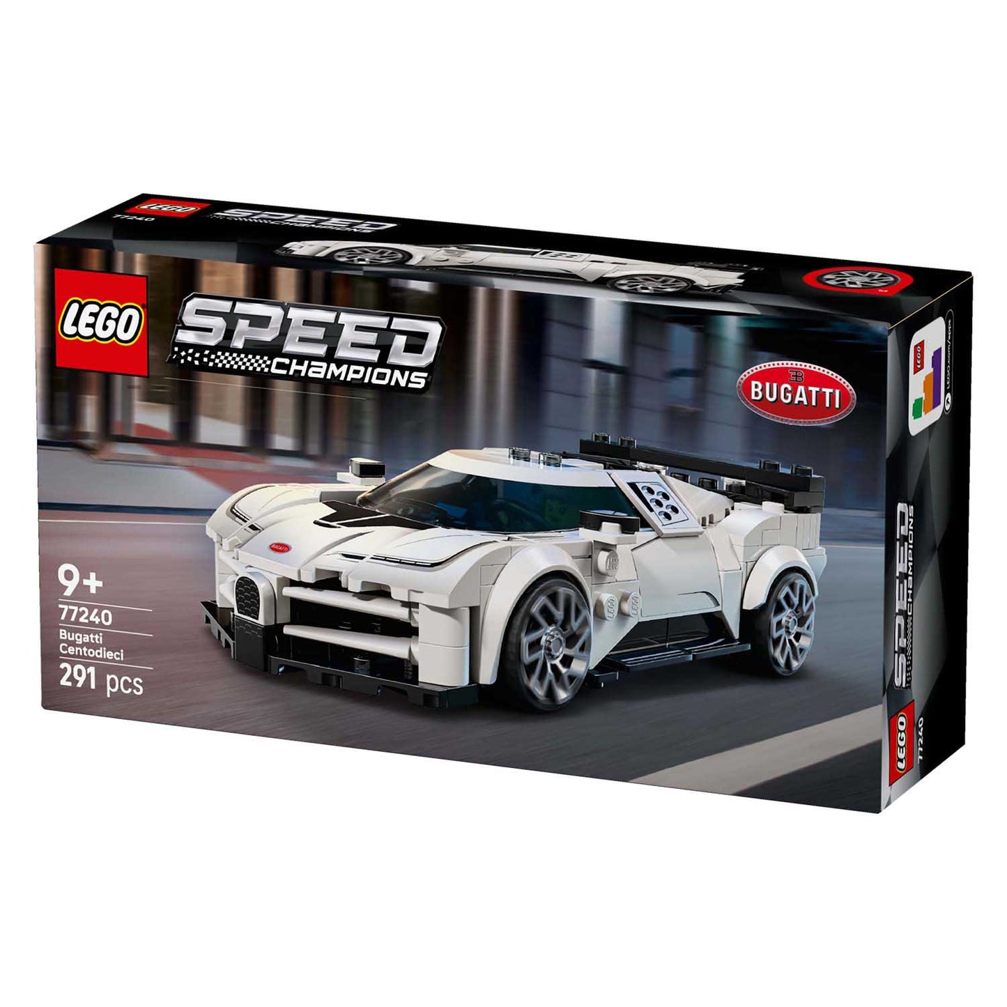 LEGO speed champions 77240 bugatti centodieci hyper sportauto