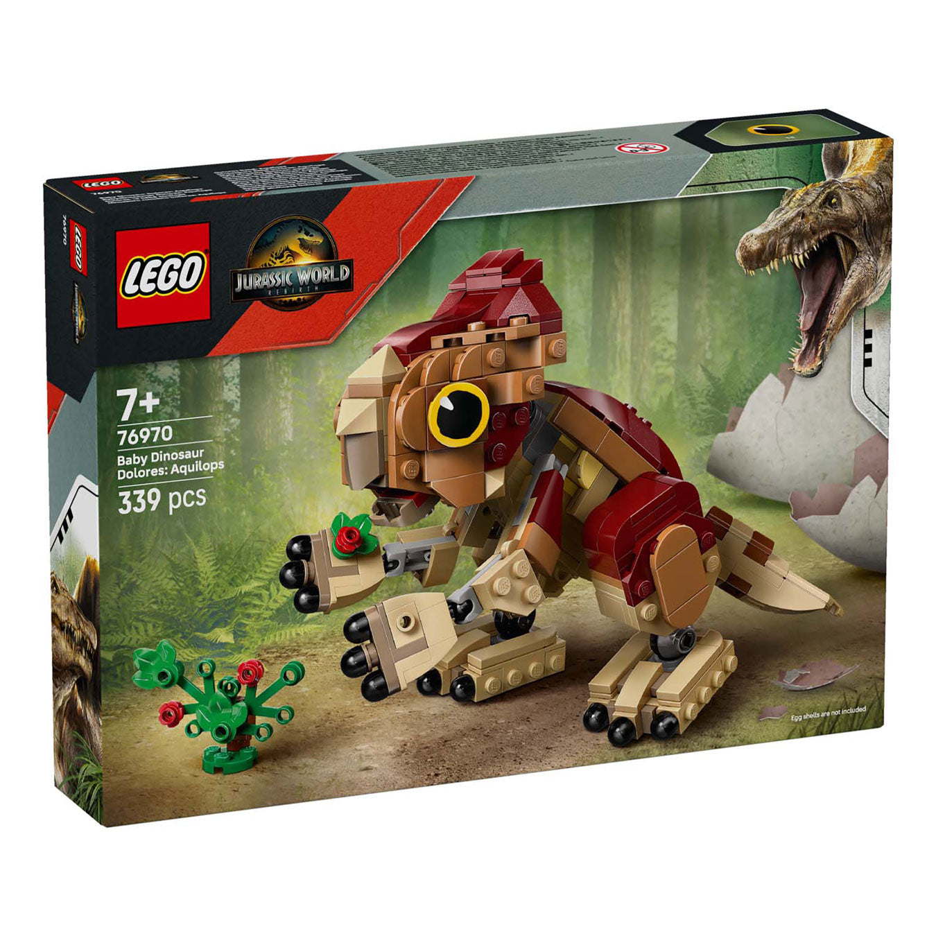 LEGO jurassic world 76970 babydinosaurus dolores: aquilops