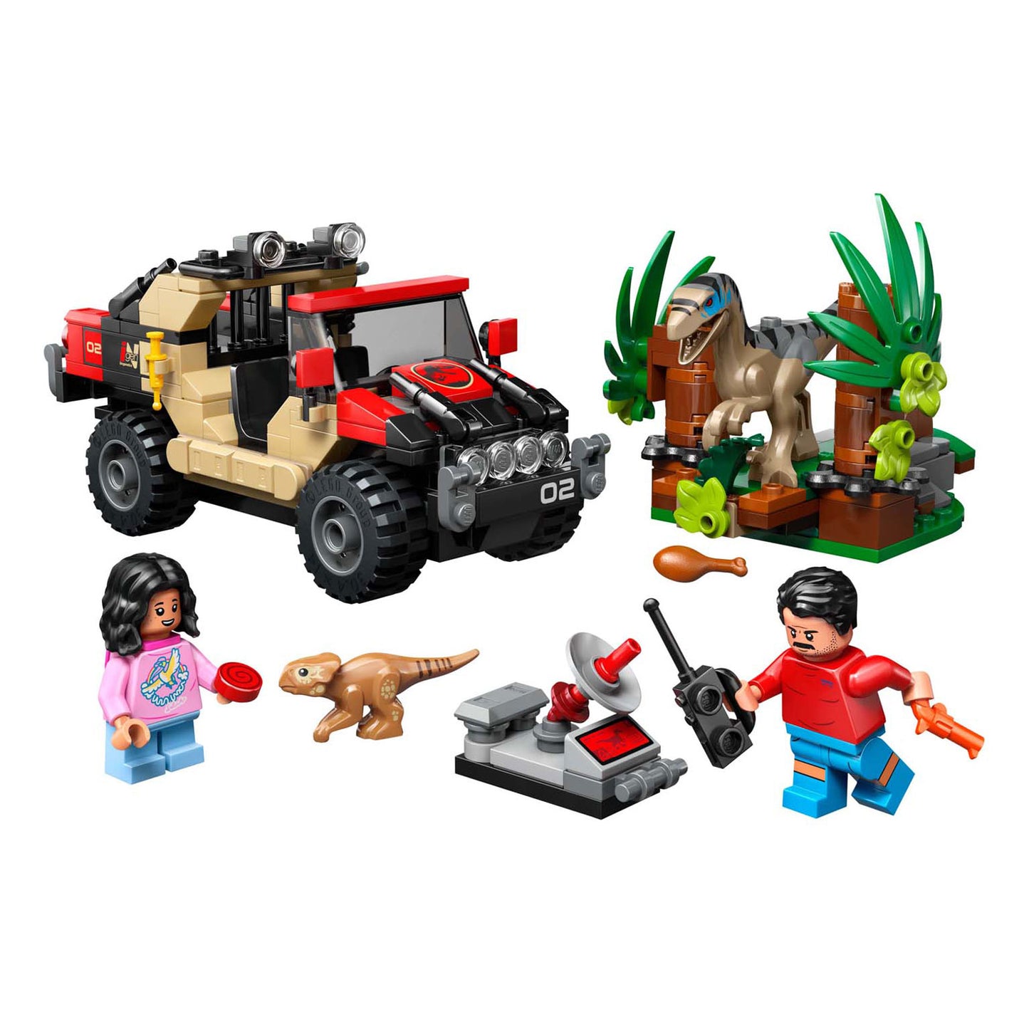 LEGO jurassic world 76972 offroad eaptorontsnapping